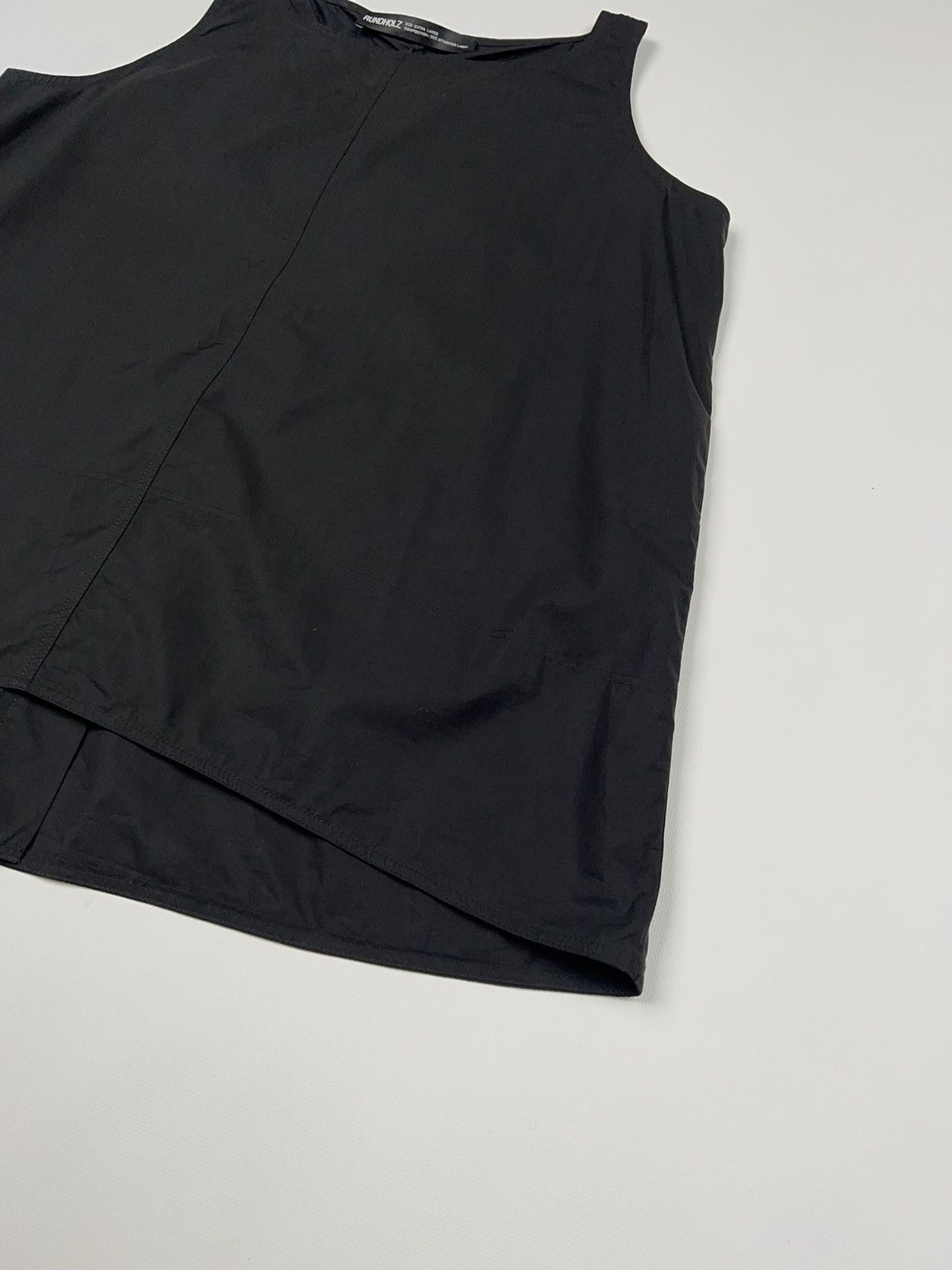 Rundholz Rundholz Black Tank Top Tee Sleeveless Vest Size XL / US 12-14 / IT 48-50 - 3 Thumbnail