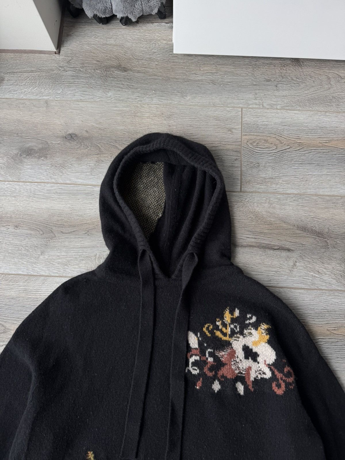 Other Ivko Floral Pattern Pullover With Hoodie Size M / US 6-8 / IT 42-44 - 3 Thumbnail