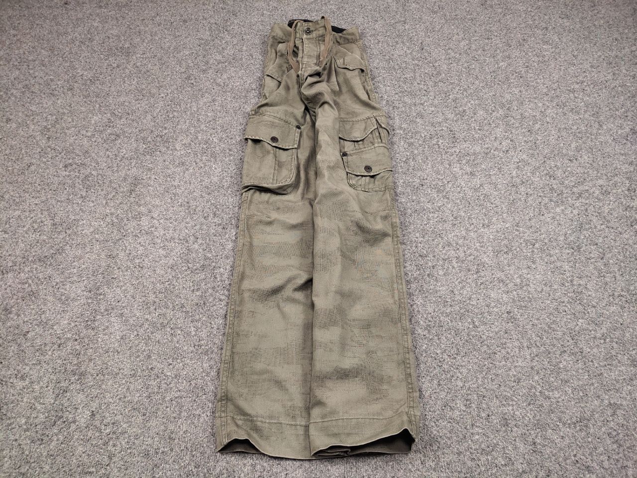 Japanese Brand Vintage 90's junya watanabe style Cargo Baggy camo Pants Size US 33 - 2 Thumbnail