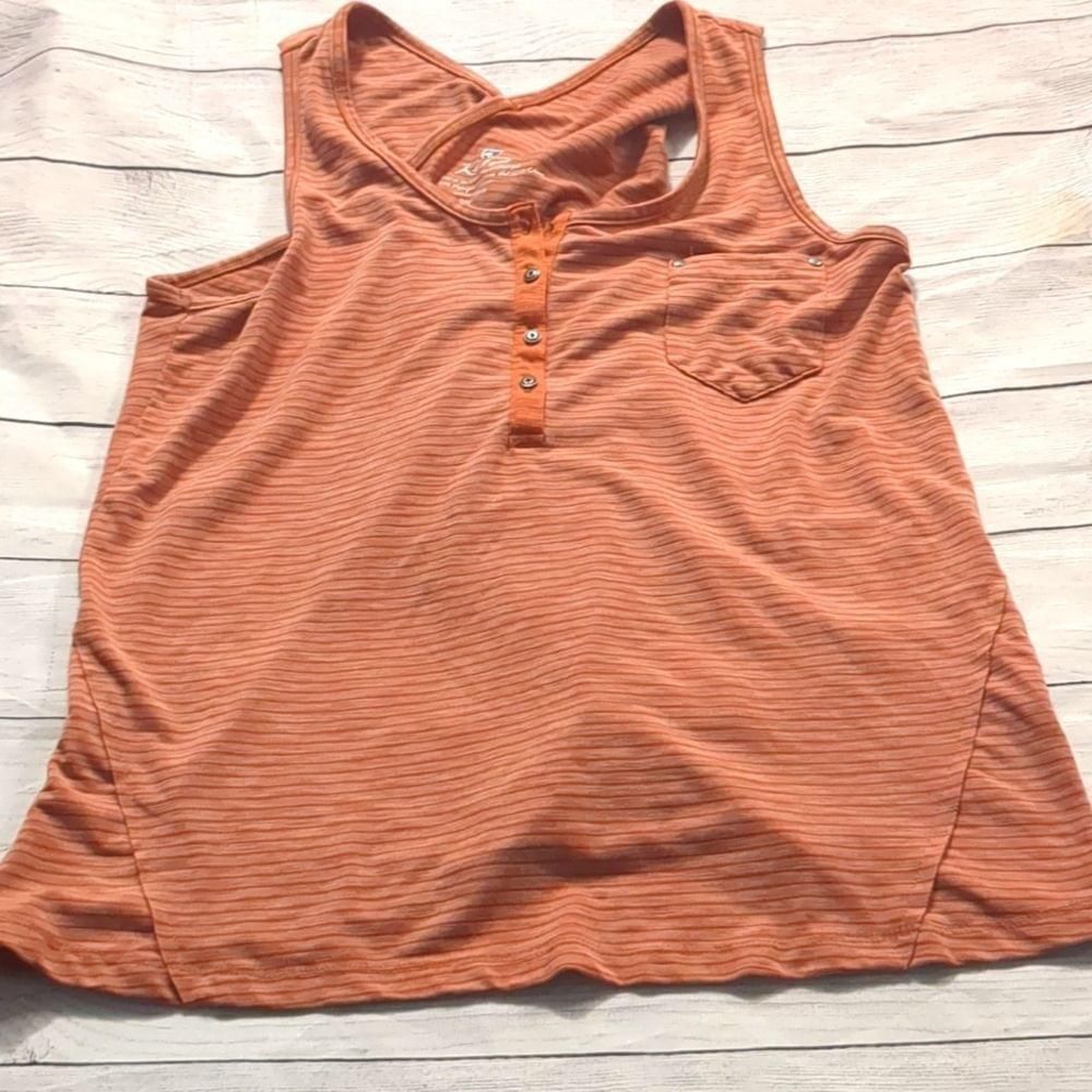Kuhl Kuhl orange striped tank top size small Size S / US 4 / IT 40 - 1 Thumbnail