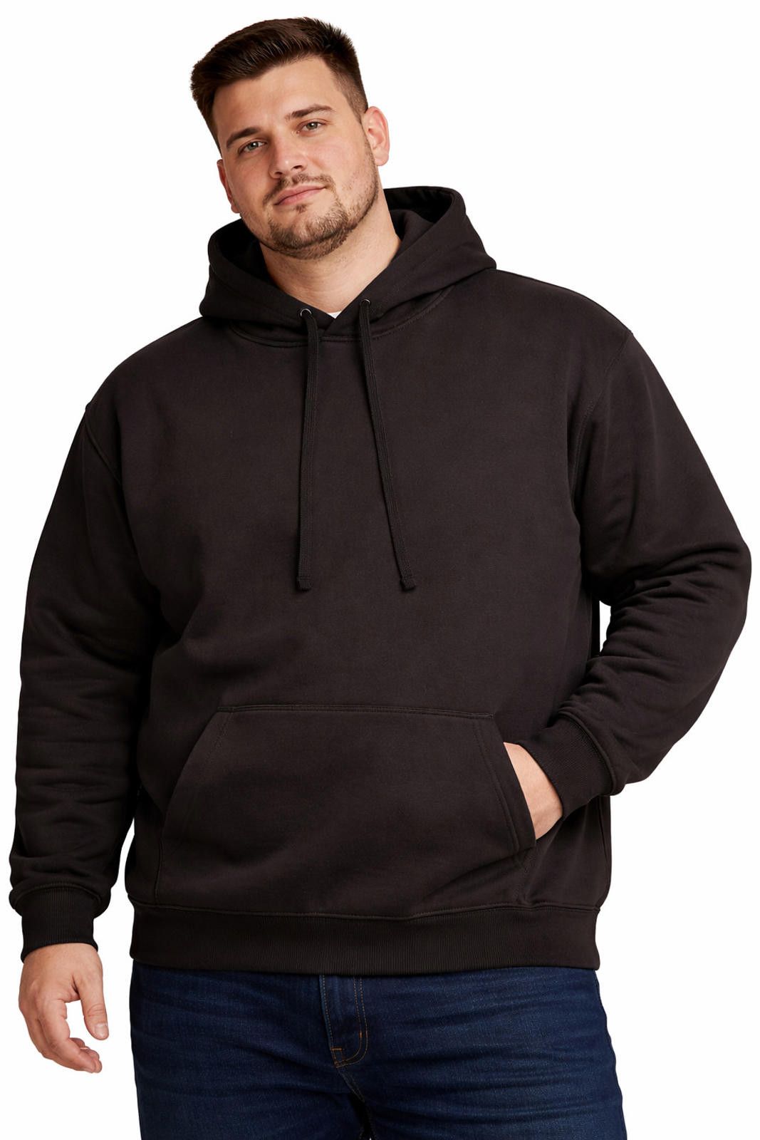 Stuart Weitzman Men's Size XL Classic Black Pullover Hoodie – NEW! Size US XL / EU 56 / 4 - 1 Thumbnail