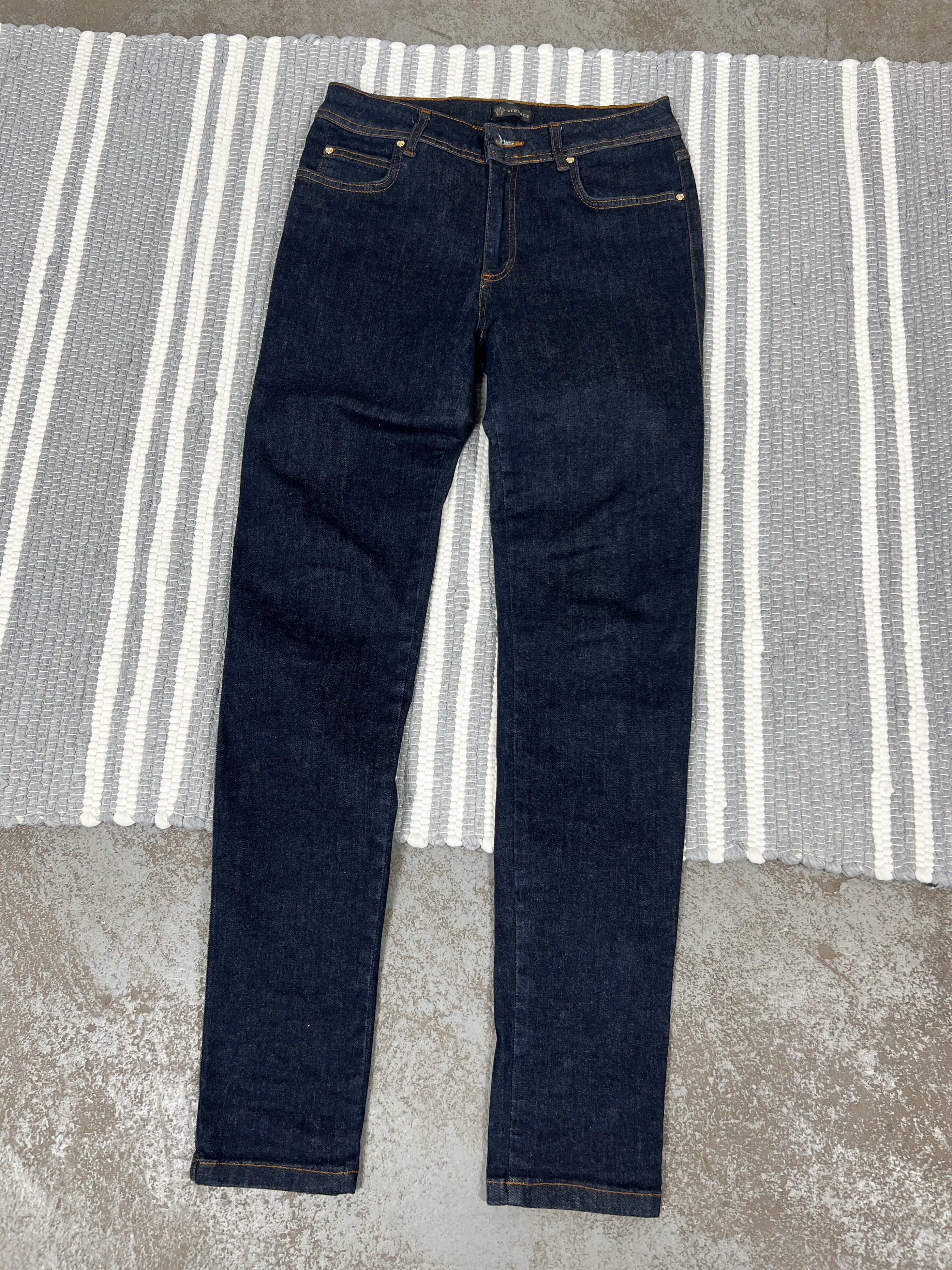 Jean Versace Skinny Denim Pants Jeans Size 29" - 2 Thumbnail
