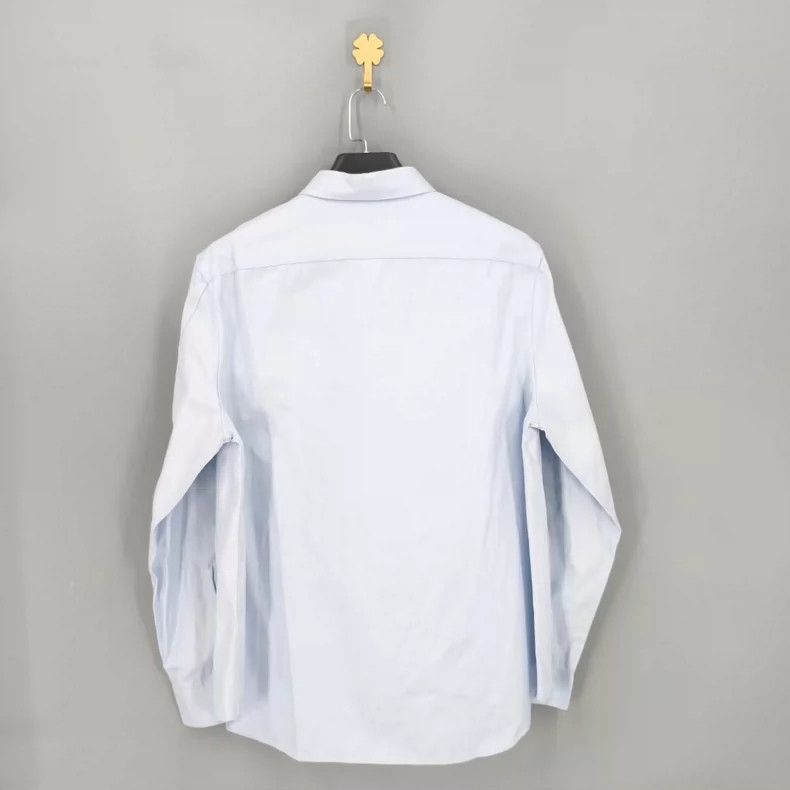 Loewe LOEWE Solid color front pocket Logo printed long sleeve sh Size L / US 10 / IT 46 - 2 Thumbnail