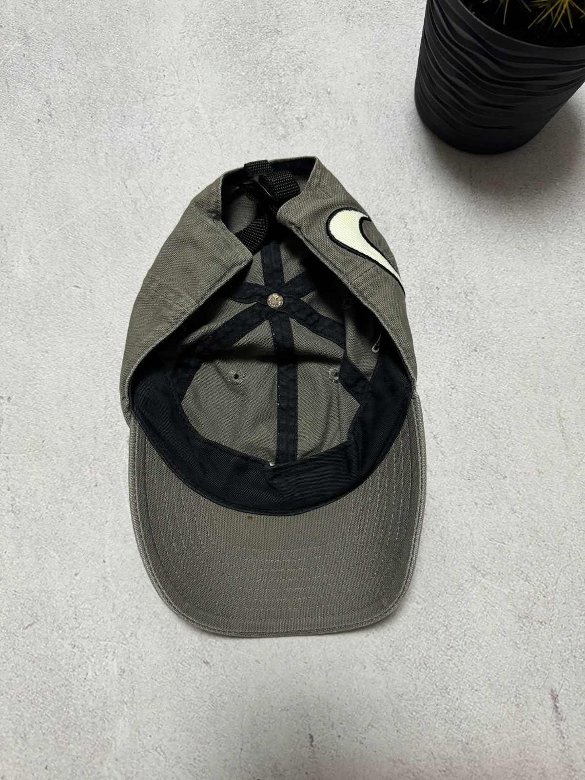 Nike × Vintage Vintage Nike Cap Swoosh Y2K 90s Size ONE SIZE - 5 Thumbnail