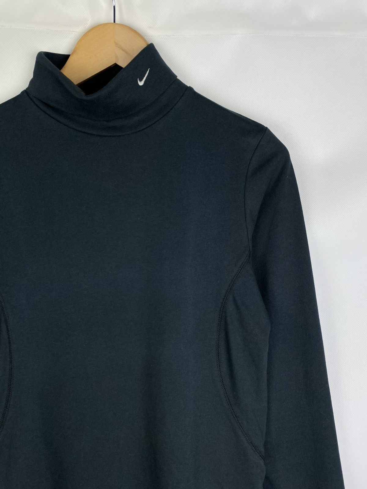 Nike Nike Vintage Y2K Ladies Turtleneck Sweatshirt Pullover Size M / US 6-8 / IT 42-44 - 5 Thumbnail
