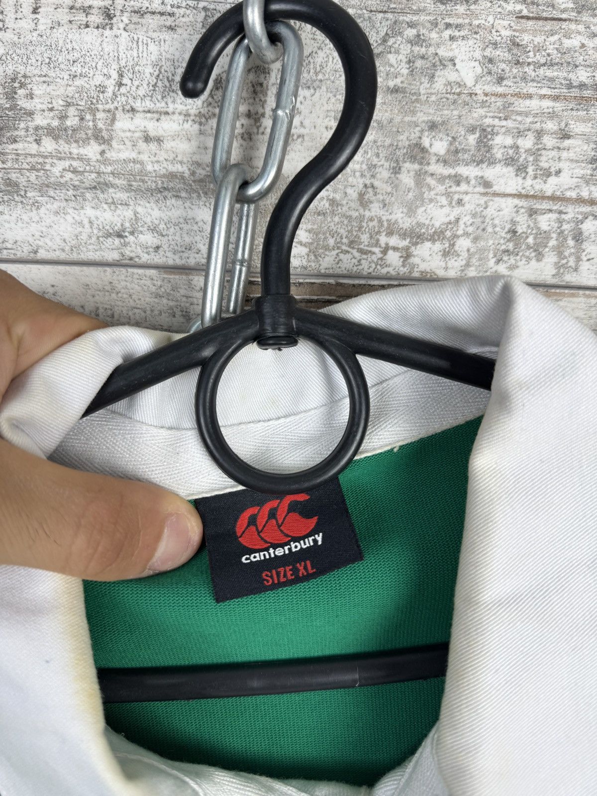 Canterbury of New Zealand × Vintage Vintage Cantbery Irish Rugby football union Sweatshirt tee Size US XL / EU 56 / 4 - 8 Thumbnail