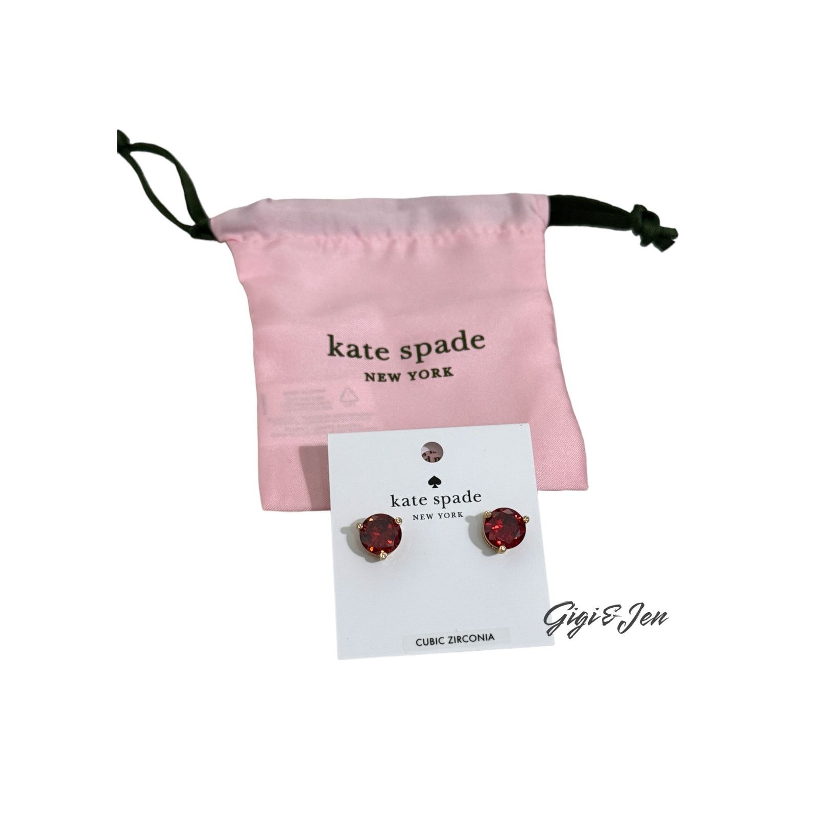 Kate Spade Kate Spade Outlet Rise And Shine Studs New garnet earrings Size ONE SIZE - 3 Thumbnail