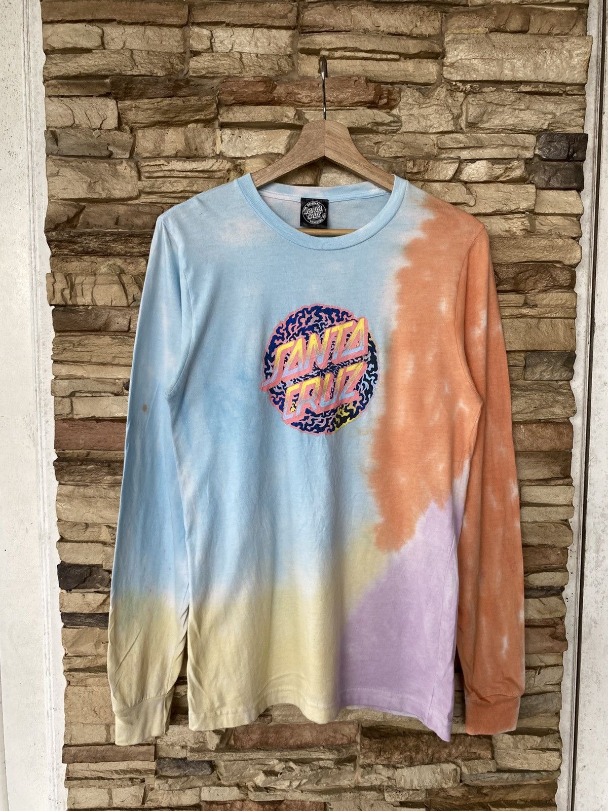 Santa Cruz Skateboards Santa Cruz Tie Dye Long Sleeve Skateboarding Tees Size US XS / EU 42 / 0 - 1 Thumbnail