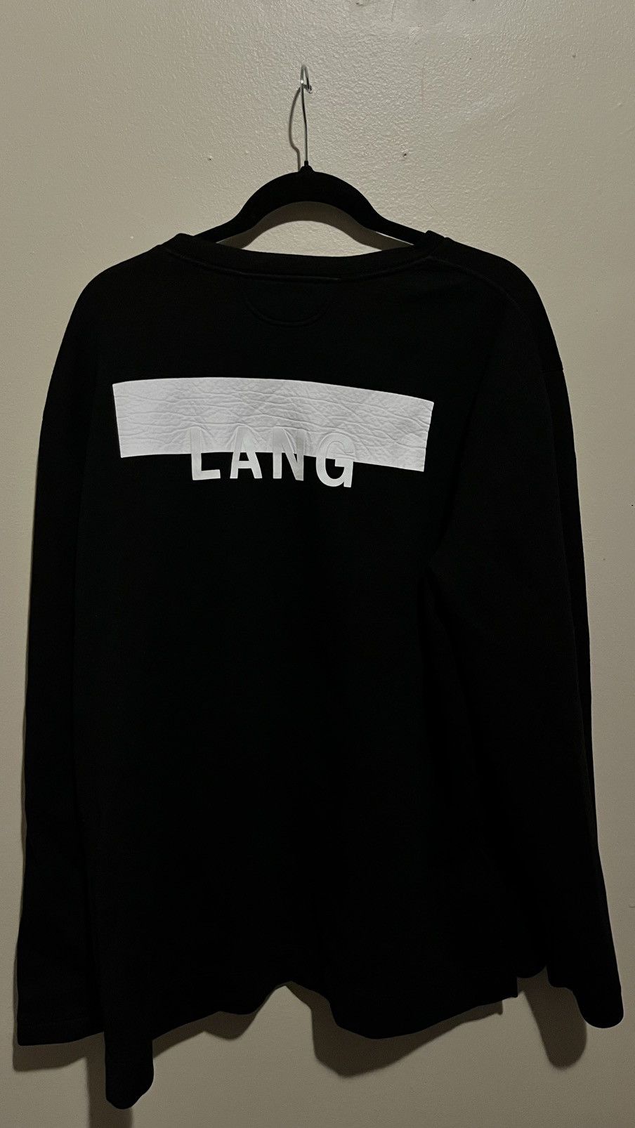 Helmut Lang Helmut Lang Visual Logo Neoprene Sweatshirt Size US L / EU 52-54 / 3 - 2 Thumbnail