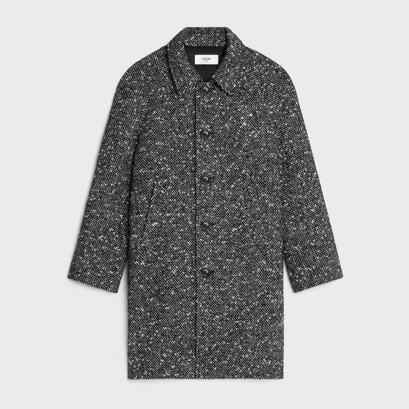 Celine camden mac coat in wool tweed Size US XS / EU 42 / 0 - 1 Thumbnail