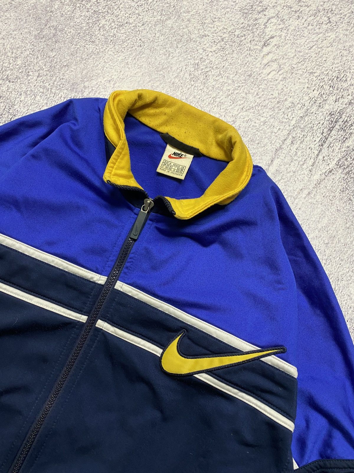 Nike × Vintage Vintage Nike Track Jacket Swoosh Embroidered Logo Y2K 90’s Size US M / EU 48-50 / 2 - 4 Thumbnail
