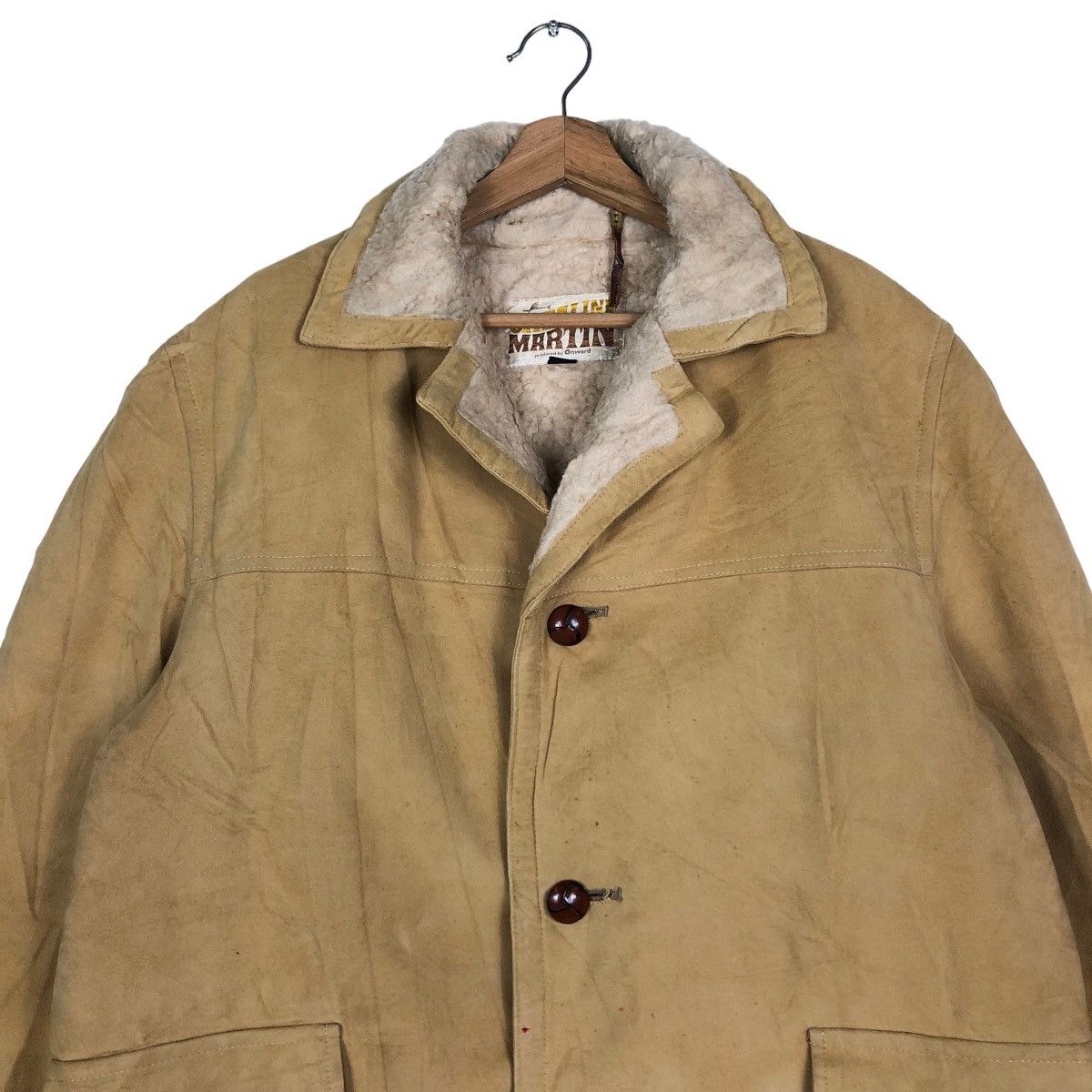 Issey Miyake Vintage Biker Jacket Big Pocket Shearling Fur Lining Martin Size US XL / EU 56 / 4 - 3 Thumbnail