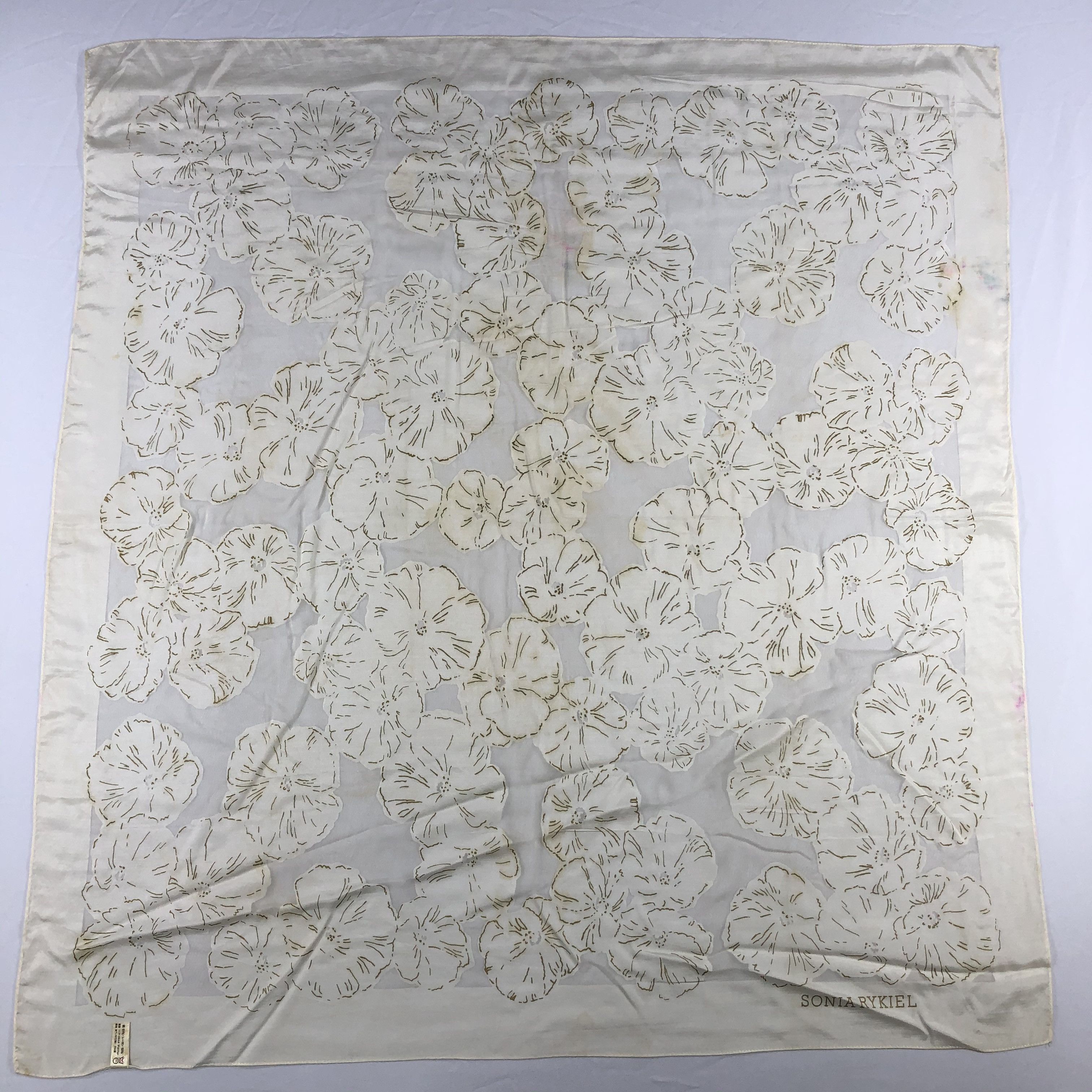 Sonia Rykiel × Vintage Vintage Sonia Rykiel Silk Scarf Size ONE SIZE - 2 Thumbnail