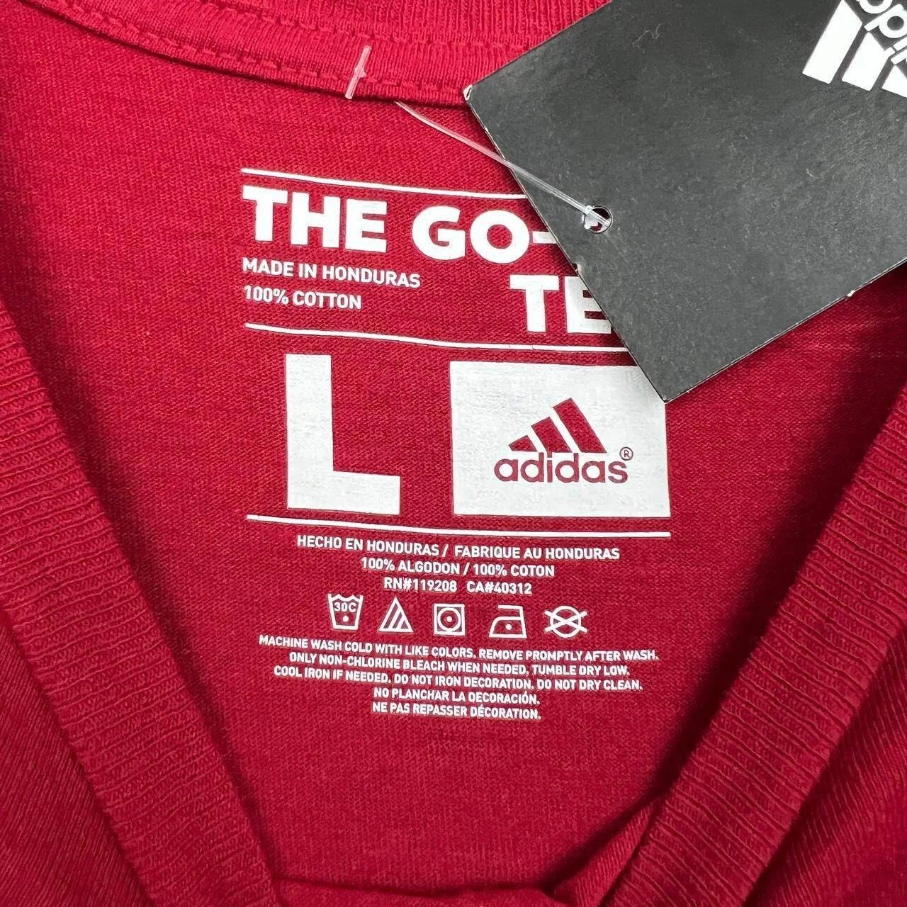 Adidas Indiana Hoosiers Shirt Men Short Sleeve Crew Neck Cotton L Size US L / EU 52-54 / 3 - 6 Thumbnail