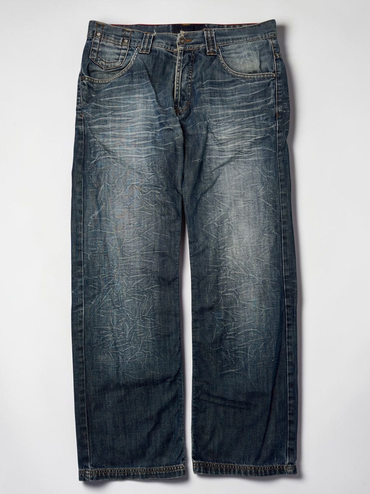 Japanese Brand Archive Vintage Washed Distressed/ Y2K Drip/ Light 