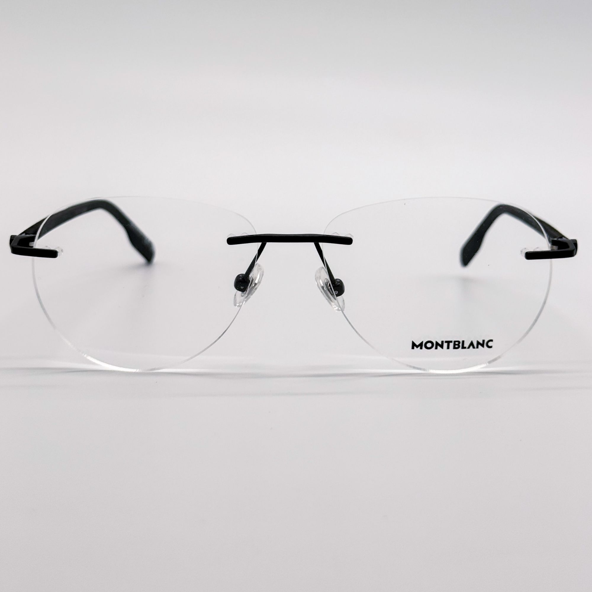 Montblanc NEW MONTBLANC EYEGLASSES MB0186O 001 BLACK MEN EYEWEAR Size ONE SIZE - 3 Thumbnail