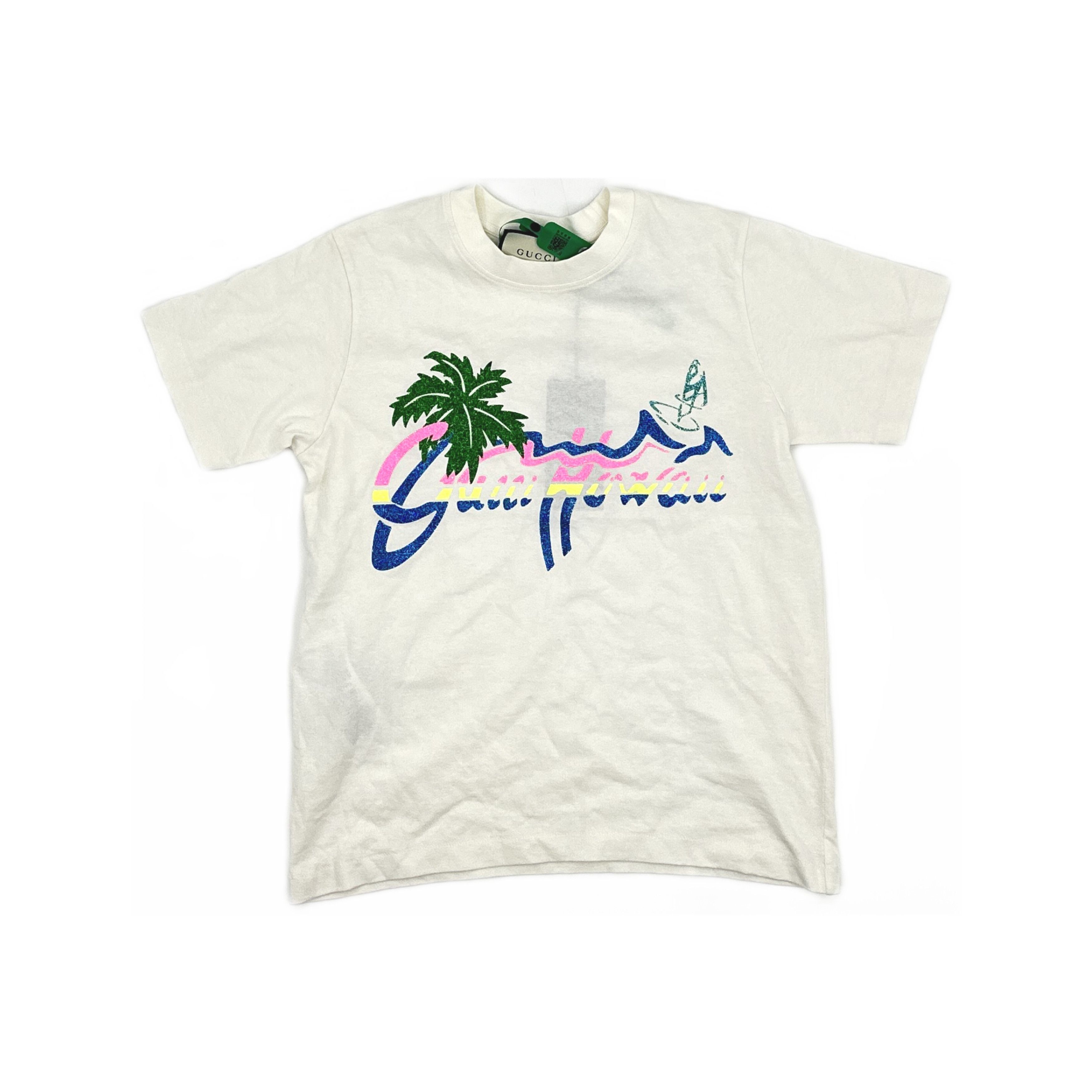 Gucci Gucci Hawaii Print T-Shirt XXS Size XXS / US 00 / IT 34 - 1 Thumbnail