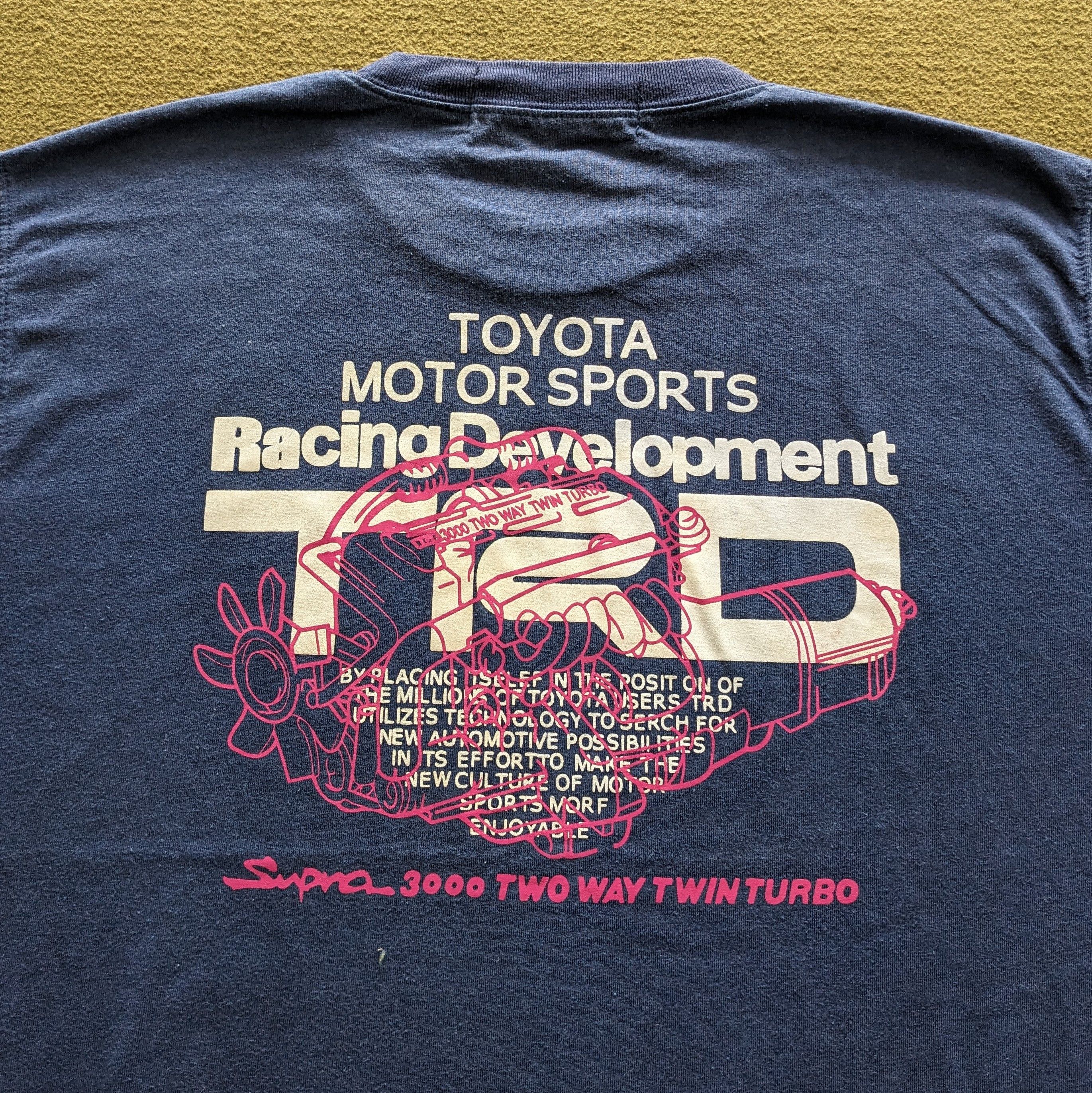 Vintage Vintage TRD TOYOTA Motorsports Racing T-shirt Size US M / EU 48-50 / 2 - 2 Thumbnail