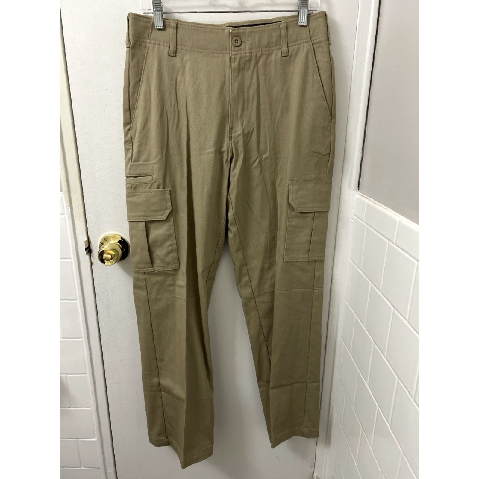 Dickies Dickies Flex Cargo Work Pants Mens 32x32 Tan Khaki Regular Fit Straight Leg NWT Size US 32 / EU 48 - 5 Thumbnail