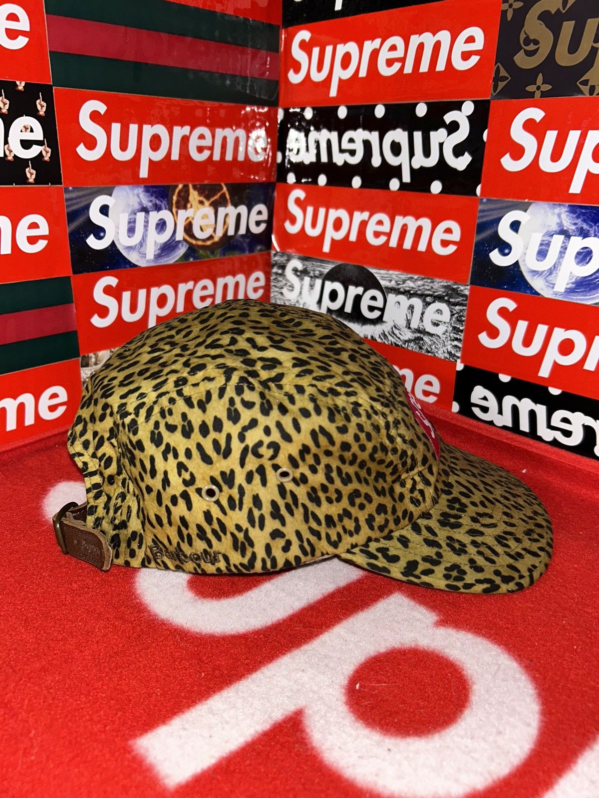 Supreme Supreme Barbour Waxed Cotton Camp Cap Leopard SS20 NEW TAGS Size ONE SIZE - 4 Thumbnail