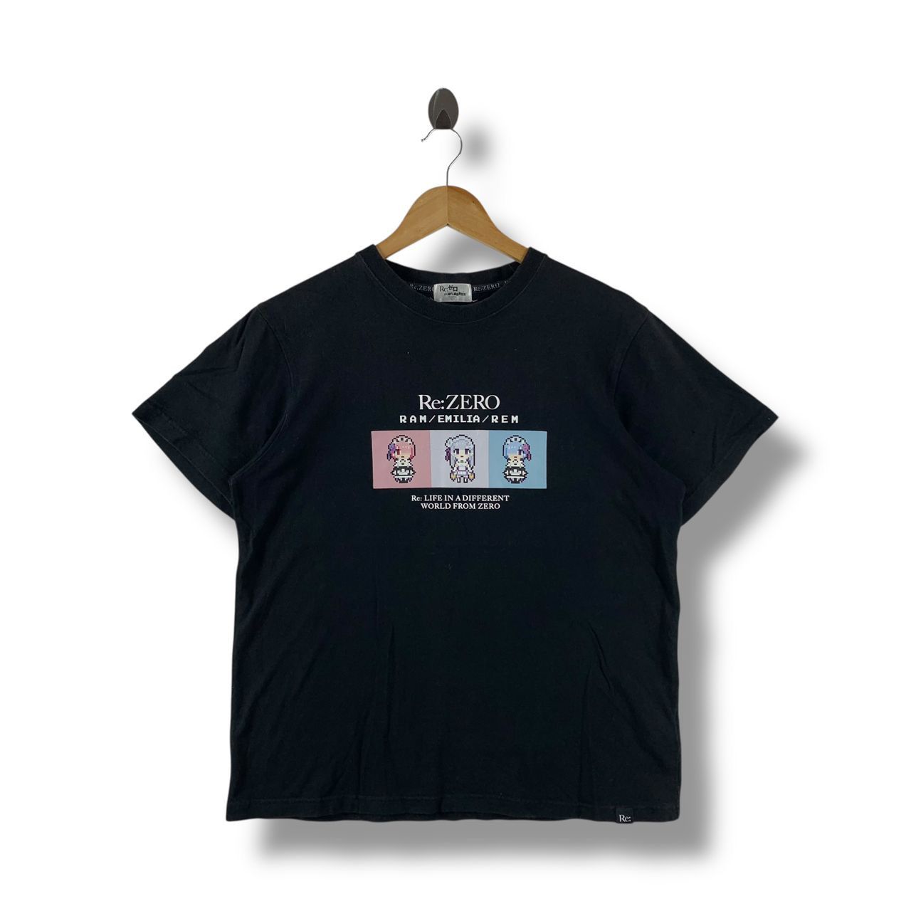 RE ZERO ram emilia rem chibi printed aniem tee