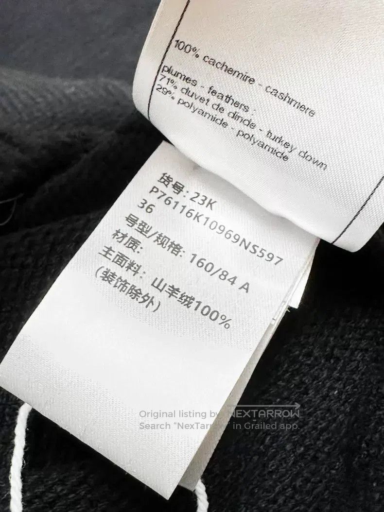Chanel Chanel Long-sleeved white feather double C fur logo long-s Size XS / US 0-2 / IT 36-38 - 7 Thumbnail