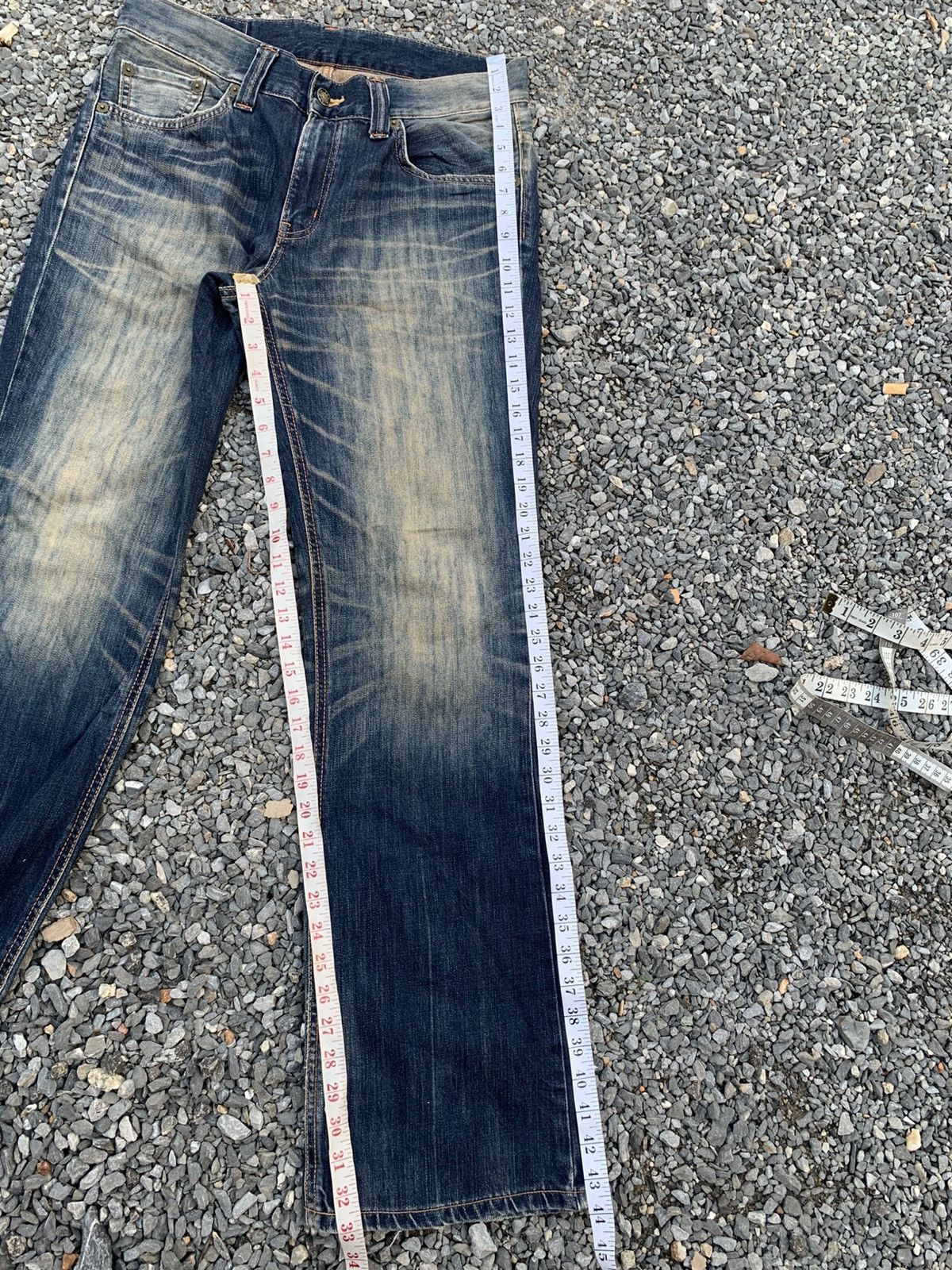 Kapital FLARE EDWIN XV CLAWNMARK NAVAJO RUSTY DISTRESSED DENIM Size US 34 / EU 50 - 17 Thumbnail
