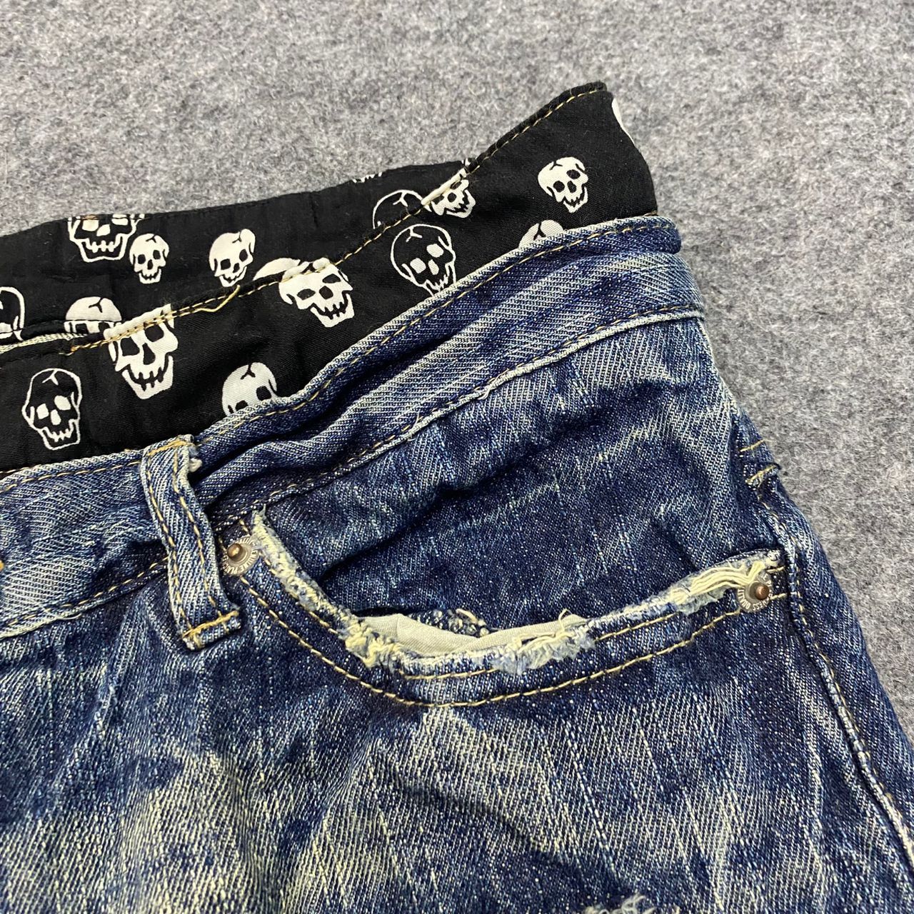 If Six Was Nine 💥Best Offer💥Vintage Rush Hour Punk Short Pant Denim Size US 31 - 8 Thumbnail