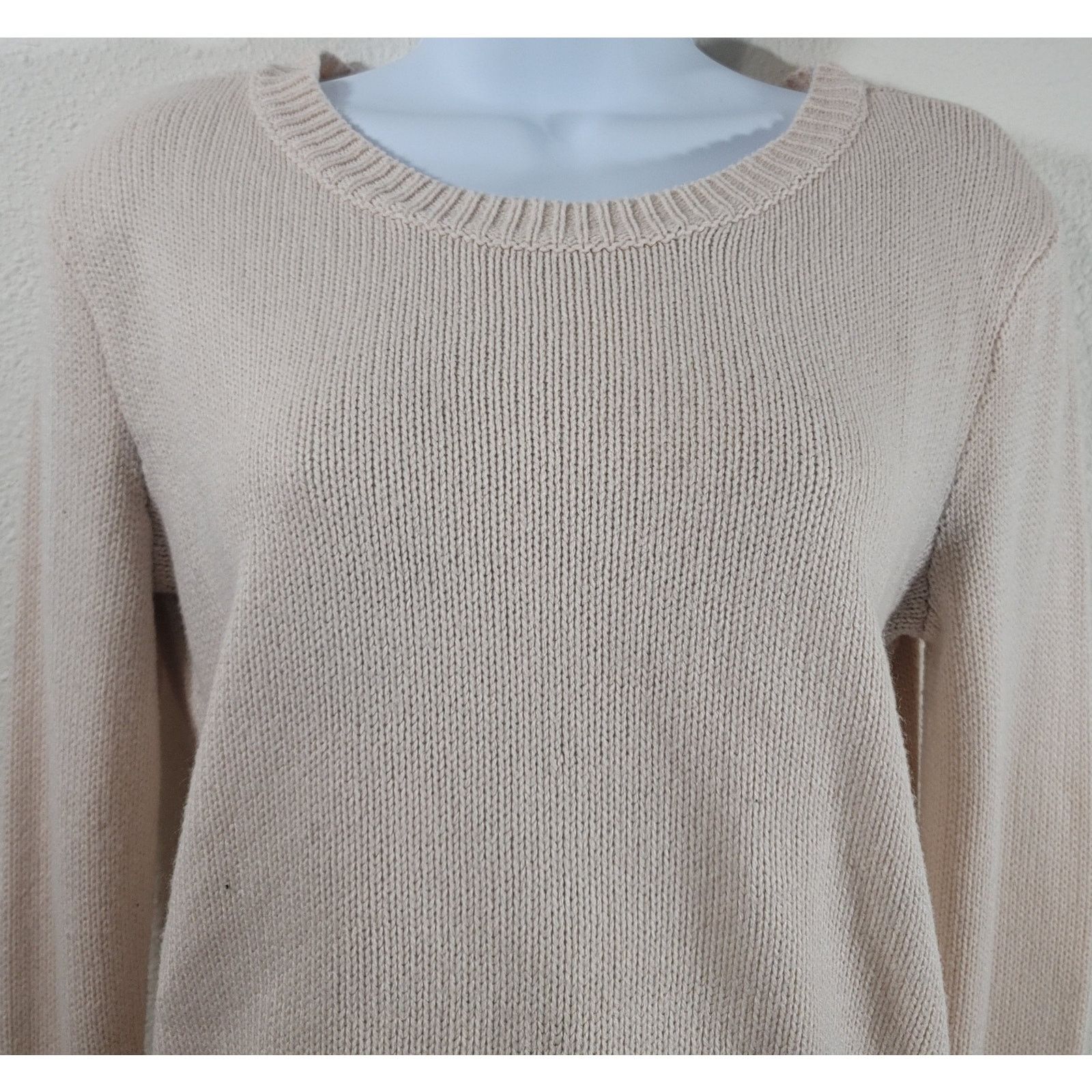 Other Divided Pink Cropped Crew Neck Long Sleeve Sweater Small Size S / US 4 / IT 40 - 5 Thumbnail