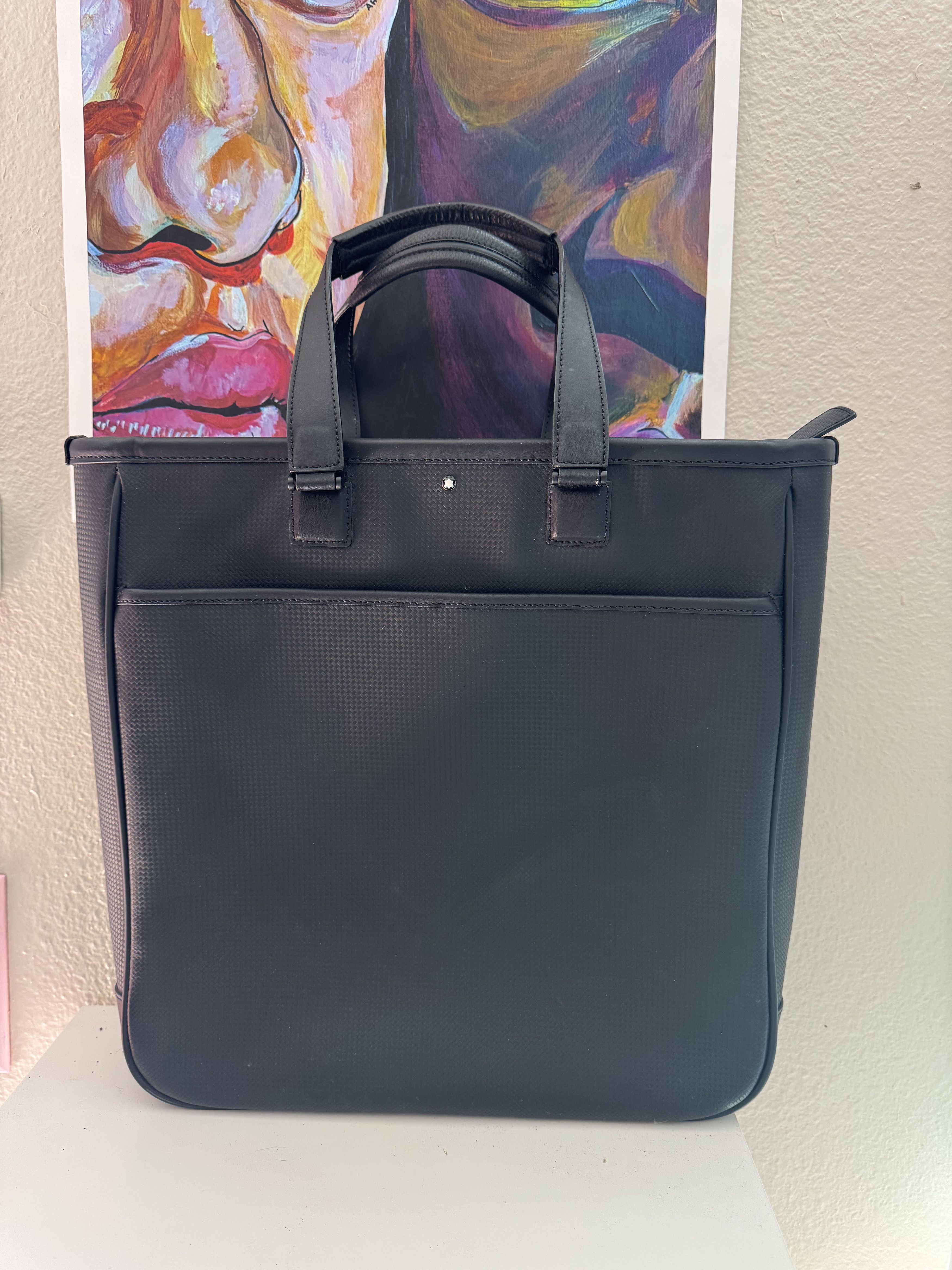 Montblanc Extreme 1.0 Leather Tote Bag - Carbon Fiber Effect Size ONE SIZE - 1 Thumbnail