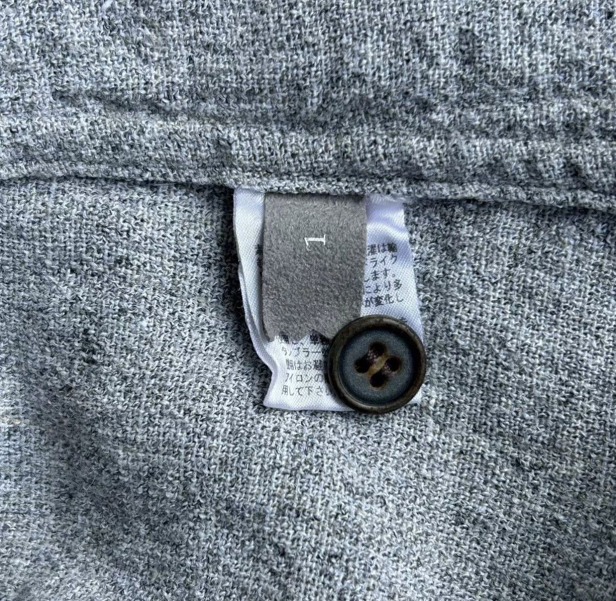 Yohji Yamamoto Yuta Matsuoka Multi-Button Linen Shirt K4 Size US S / EU 44-46 / 1 - 8 Thumbnail