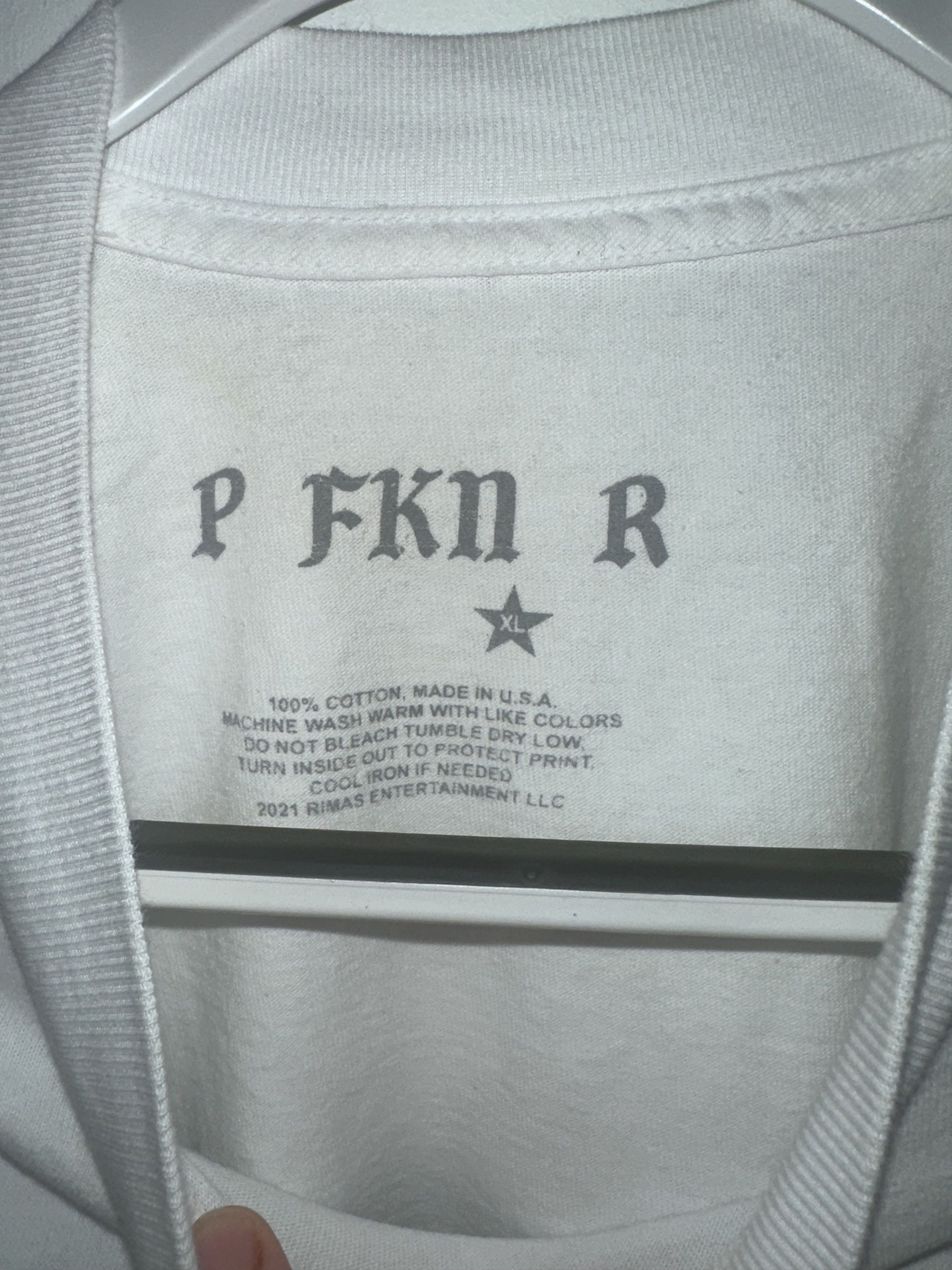 Vintage RARE Bad Bunny PFKNR tee Size US XL / EU 56 / 4 - 2 Thumbnail