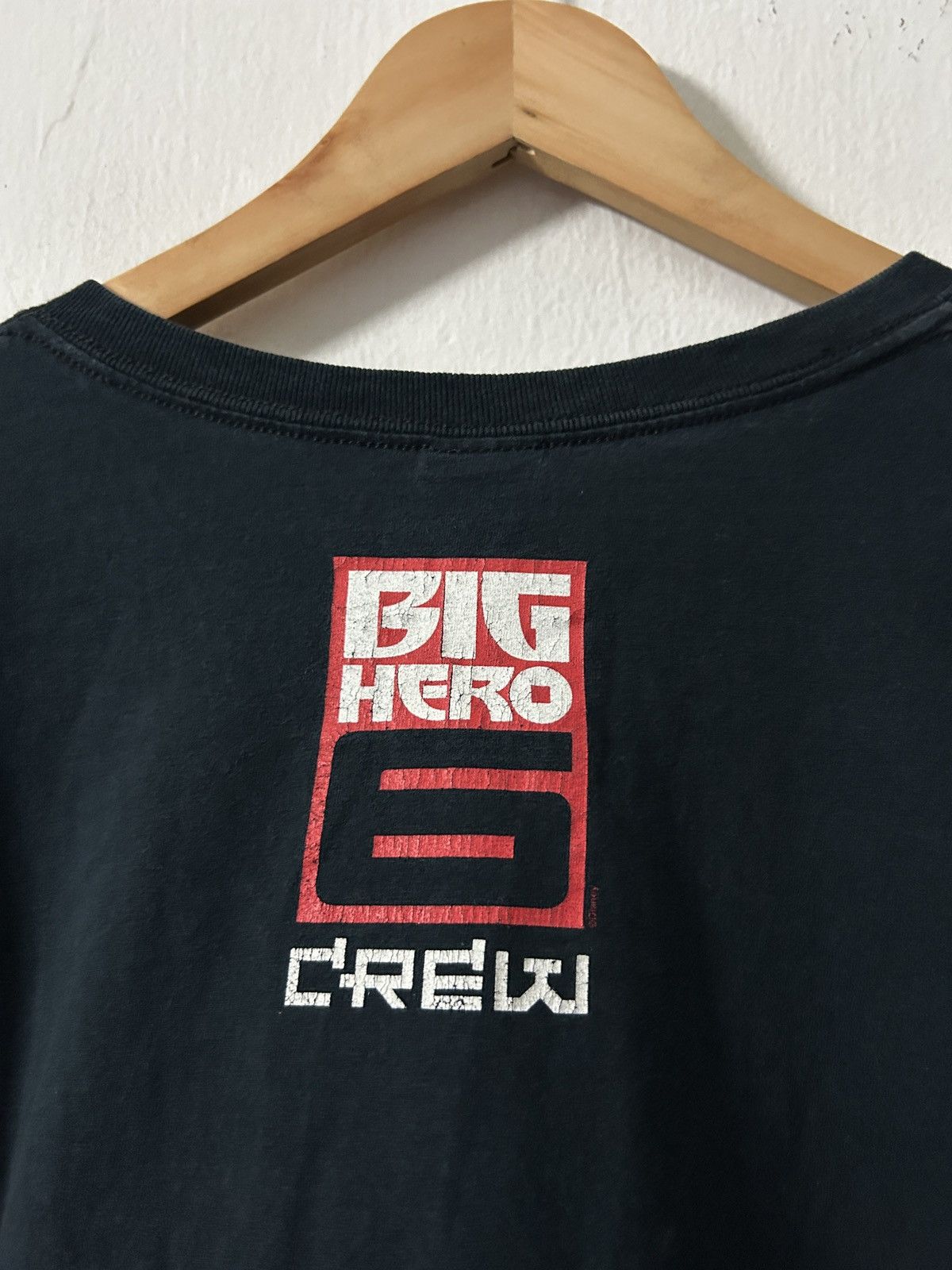 Disney Vintage 00’s Disney Movie Big Hero 6 Baymax Crew Tee Size US XL / EU 56 / 4 - 4 Thumbnail