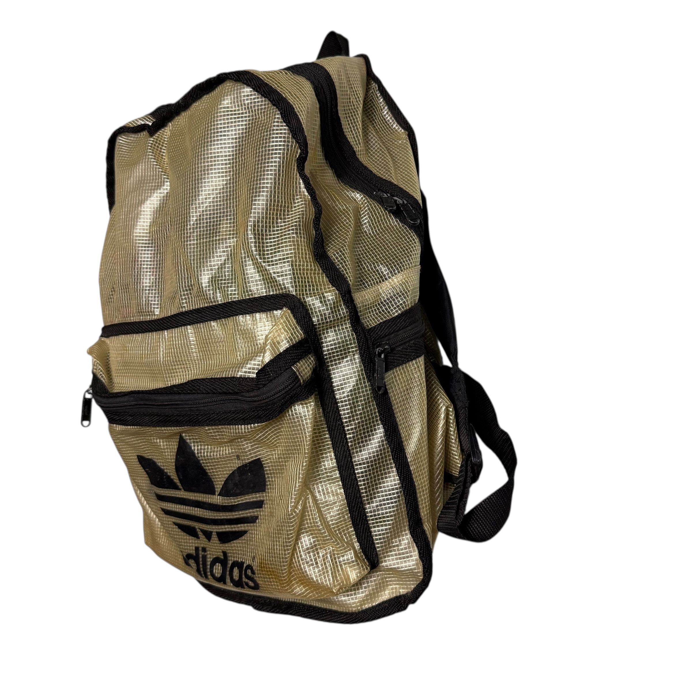 Adidas 🔥RARE🔥Adidas Trefoil Clear Transparent Backpack Bag Size ONE SIZE - 3 Thumbnail