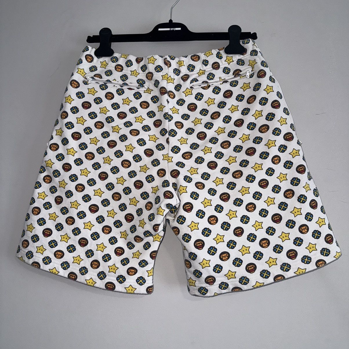 Bape × Kaws OG Bape x Kaws Baby Milo Monogram Sweat Shorts. Size US 28 / EU 44 - 5 Thumbnail