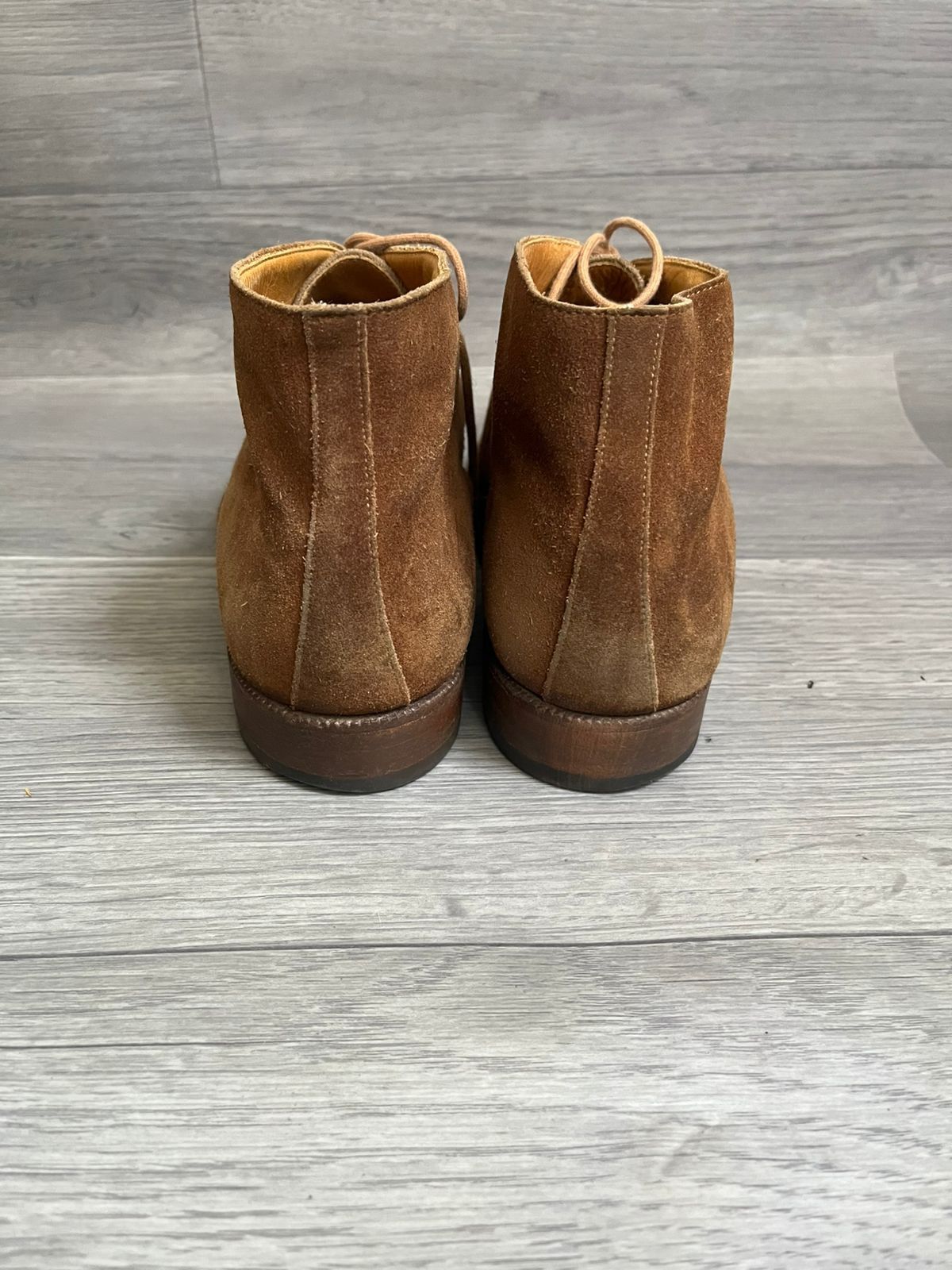 Crockett & Jones Crockett & Jones Chukka Brown Leather Suede Boots Sz 8.5 UK Size US 9.5 / EU 42-43 - 3 Thumbnail