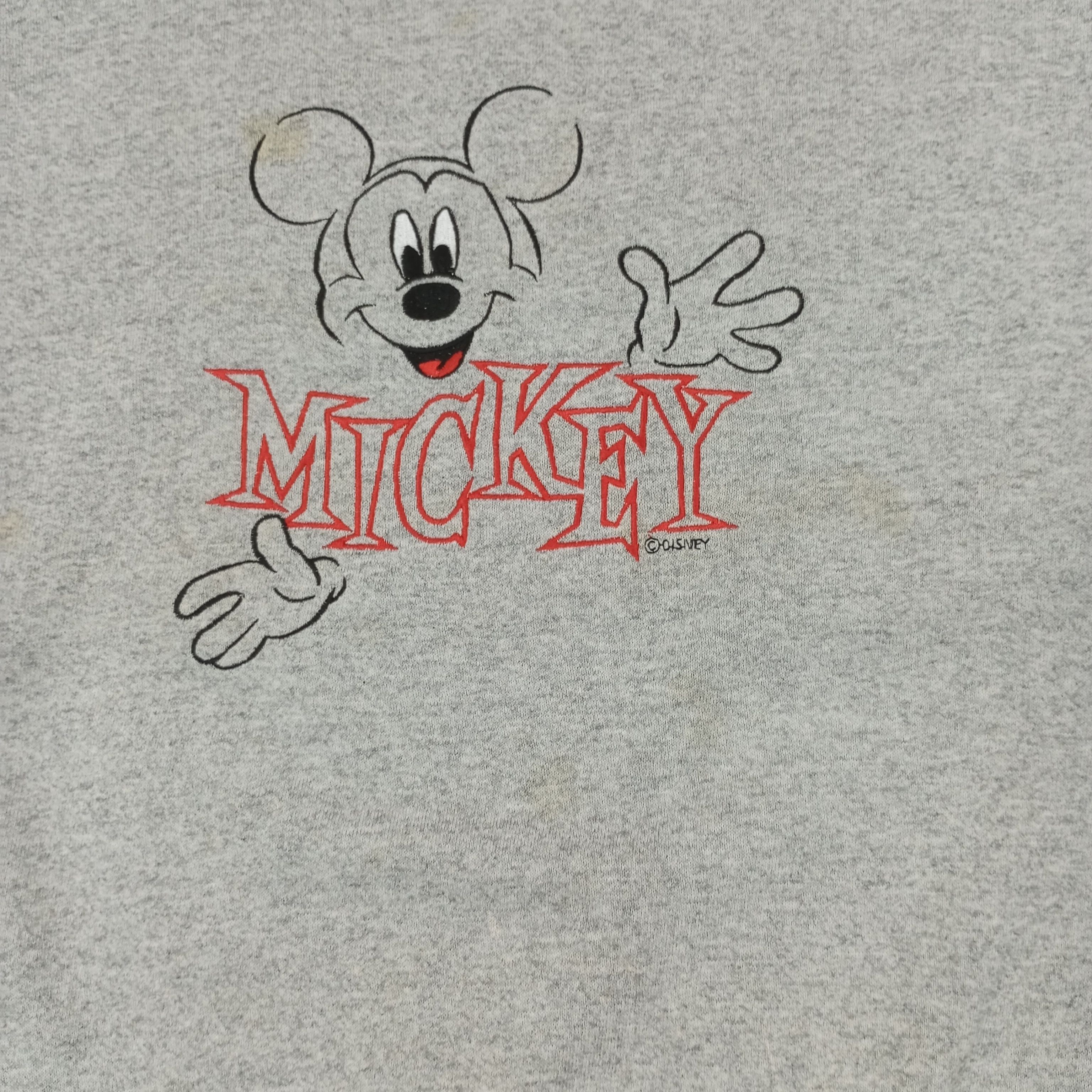 Mickey Mouse Vintage Disney Mickey Mouse Sweatshirt c236n9 Size US XL / EU 56 / 4 - 2 Thumbnail