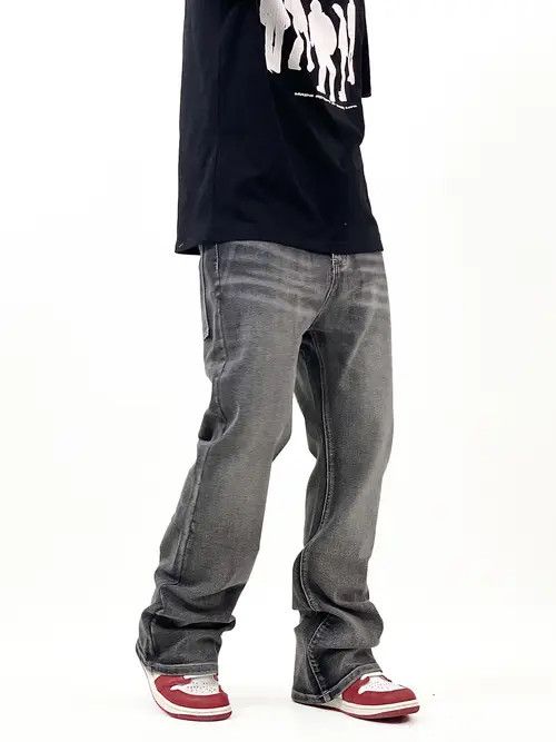 VIBE washed faded skate flared jeans Size US 30 / EU 46 - 5 Thumbnail