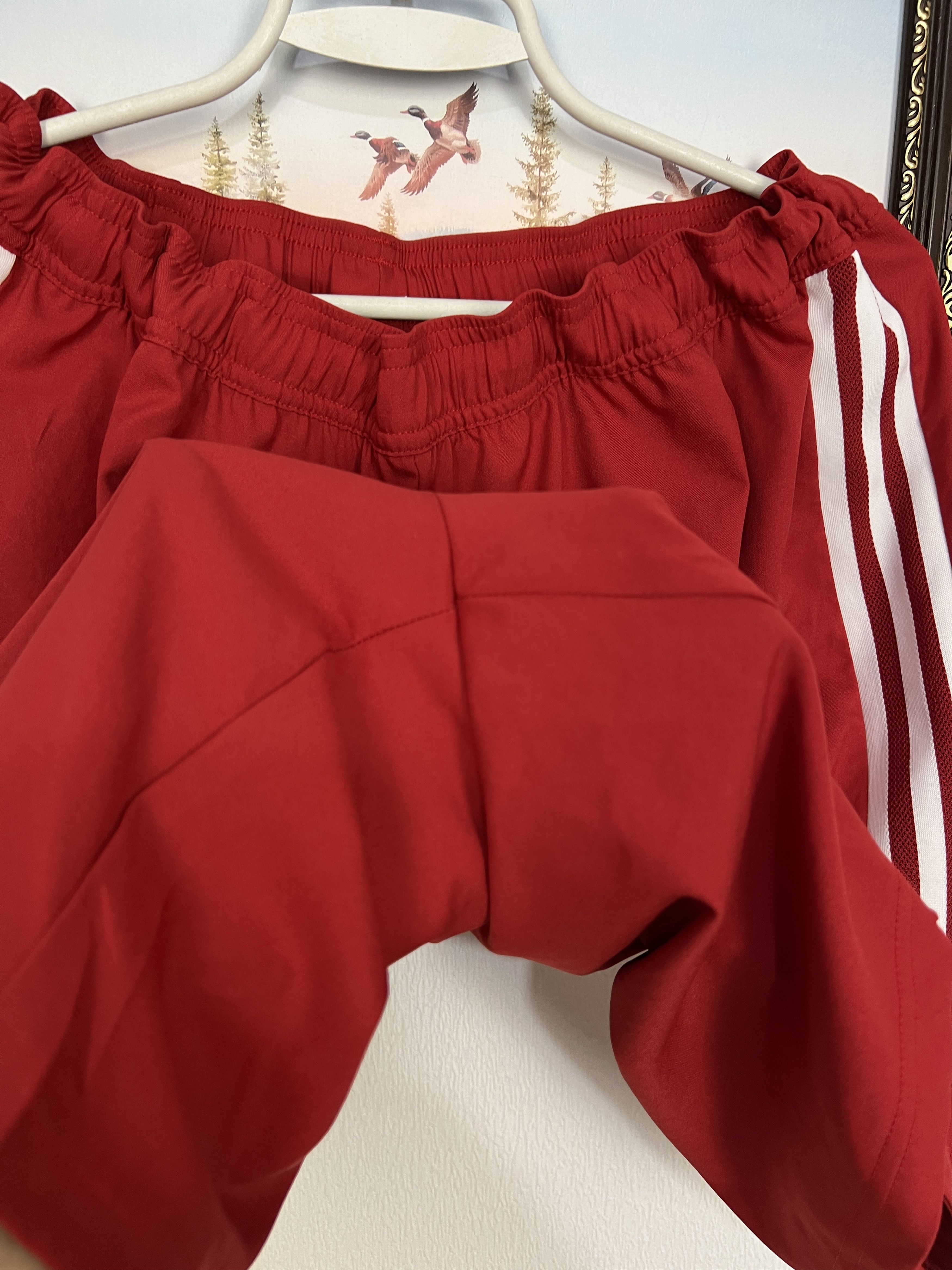 Adidas Adidas SpVgg Unterhaching Football Shorts Soccer Red XL Size US 36 / EU 52 - 6 Thumbnail