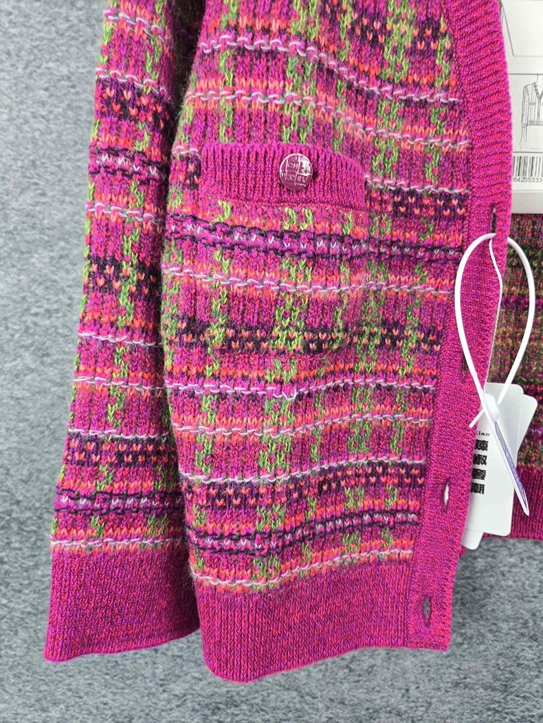 Chanel Chanel Floral checkered cardigan jacket Size S / US 4 / IT 40 - 5 Thumbnail