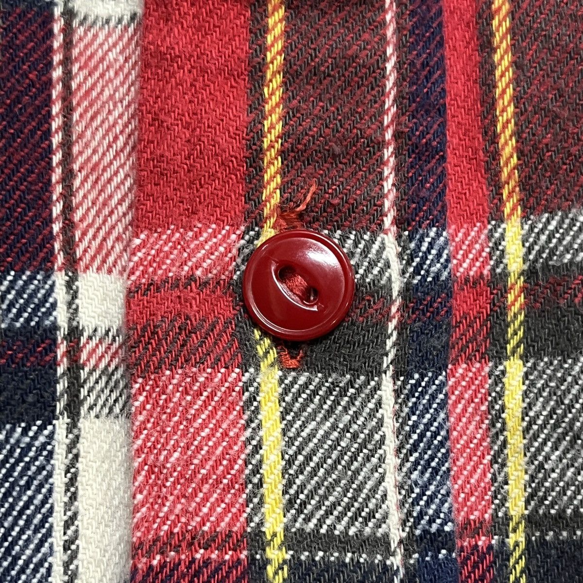 Japanese Brand × Montage × Vintage Montage Japan Plaid Stripes Shirt Size US M / EU 48-50 / 2 - 5 Thumbnail