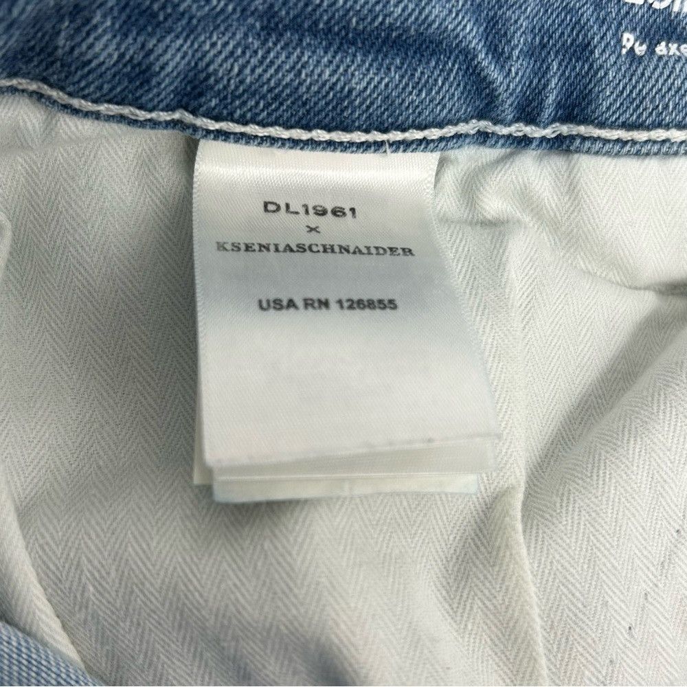 Other DL1961 x Ksenia Schnaider Zoie Wide Leg Patchwork Jeans 32 Size 32" / US 10 / IT 46 - 13 Thumbnail