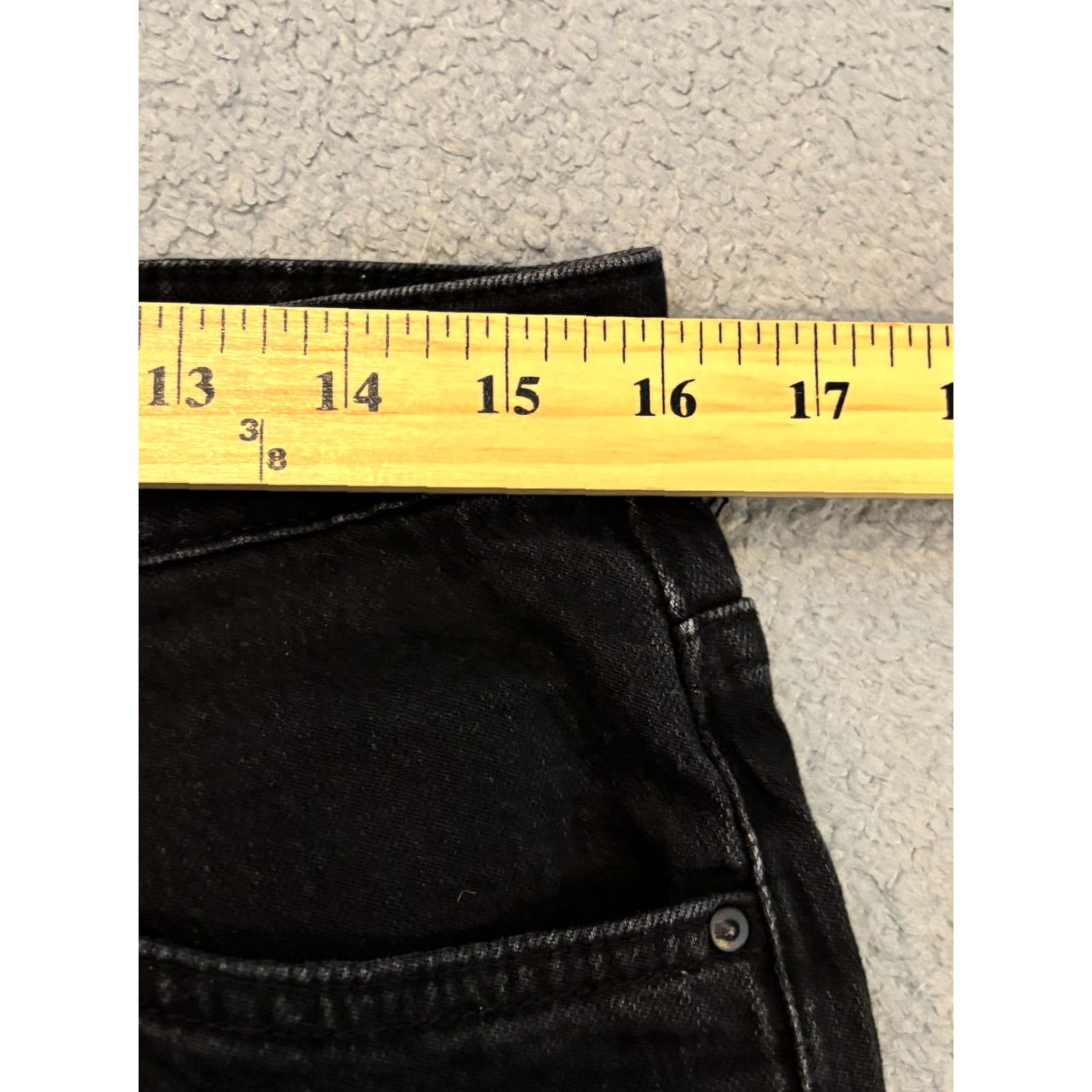 Vintage KUT from the Kloth Jeans Women 8 Sienna Wide Leg High Rise Black Denim Size 30" / US 8 / IT 44 - 4 Thumbnail