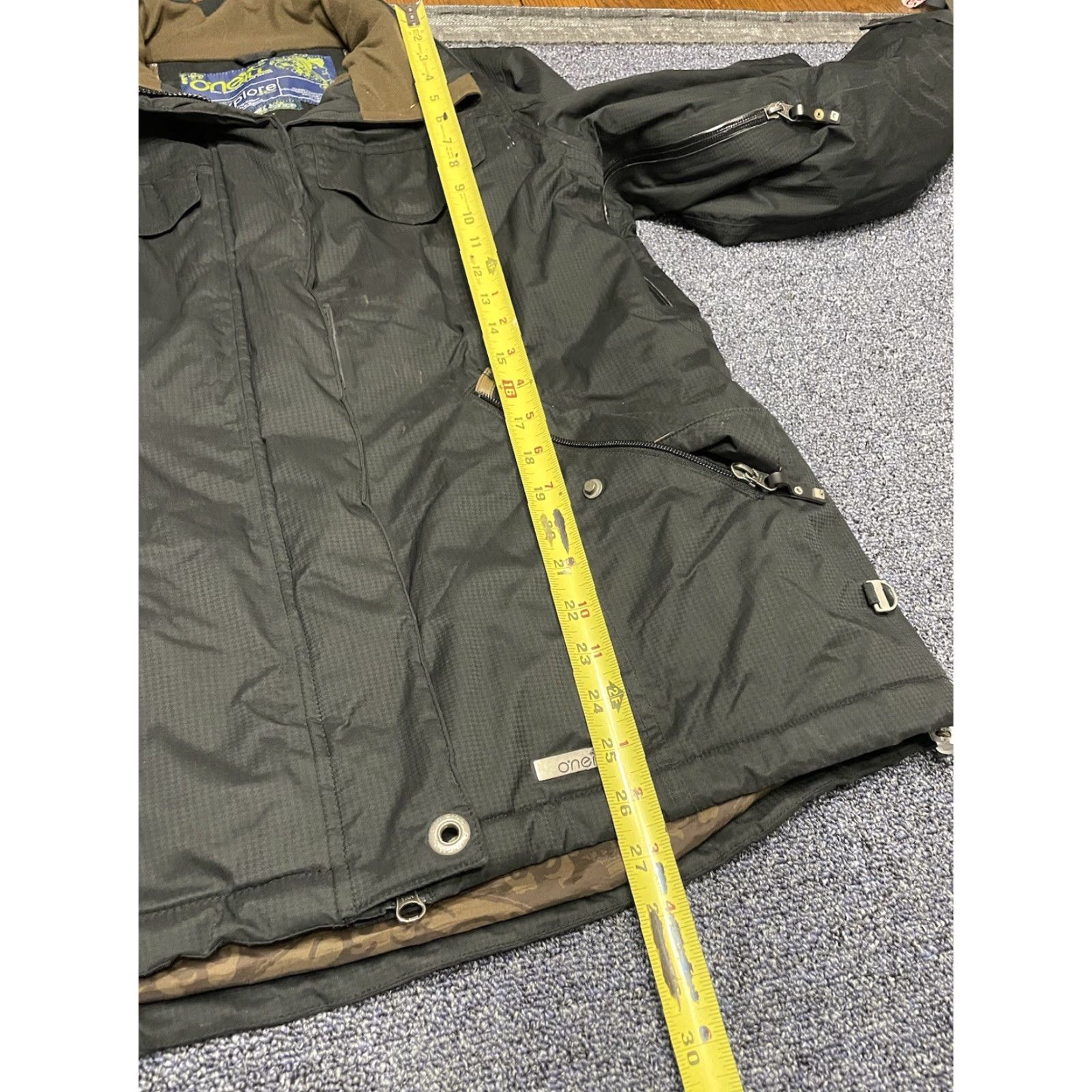 O'Neill O’NEILL Jacket / L / Women’s / Black / Explore Series / Basic Jacket / Zip / Polyester / Mid-Length / Regular Size L / US 10 / IT 46 - 5 Thumbnail