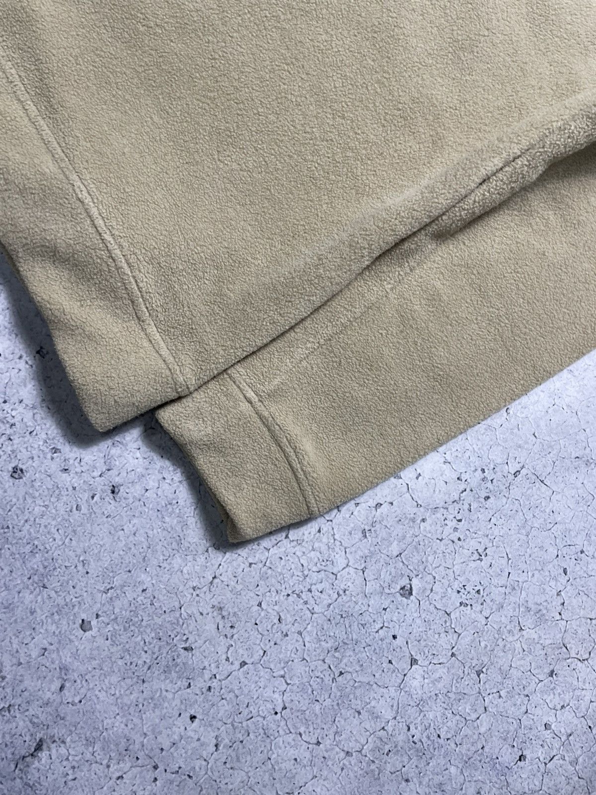 Yves Saint Laurent Fleece Sweatshirt 1/4 Zip Big Logo YSL