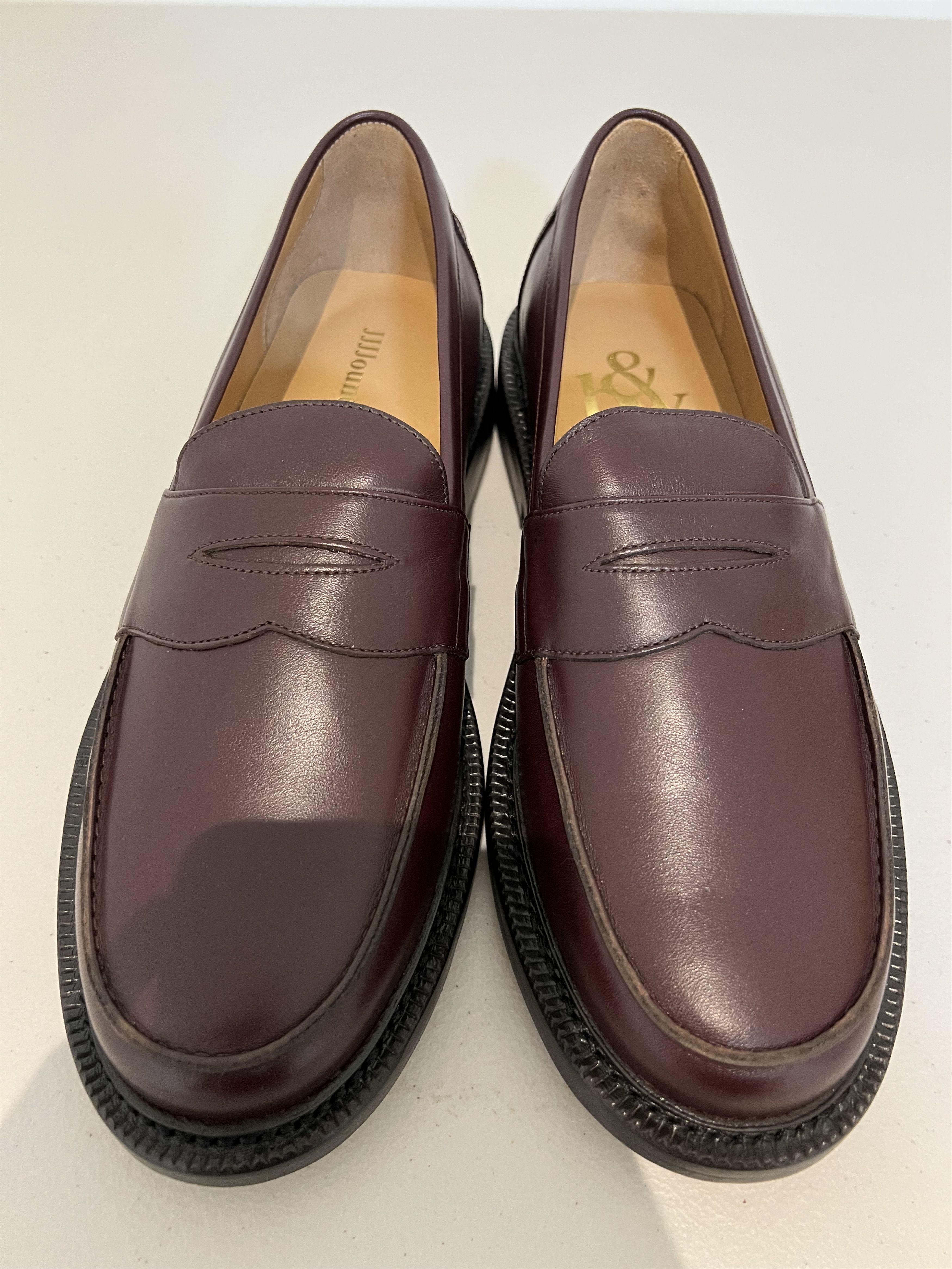 Blackstock & Weber × JJJJound 💚 Jjjjound x Blackstock & Weber Ellis Penny Loafer Bordeaux Size US 10 / EU 43 - 16 Thumbnail
