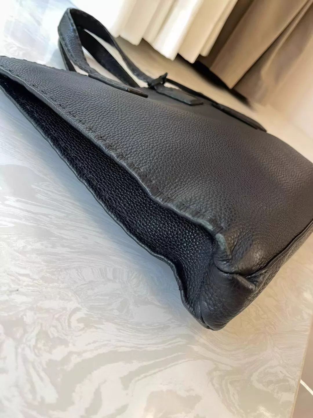 Fendi Fendi 925 Silver-Tone Tote Bag 40x30 Good Condition Size ONE SIZE - 6 Thumbnail