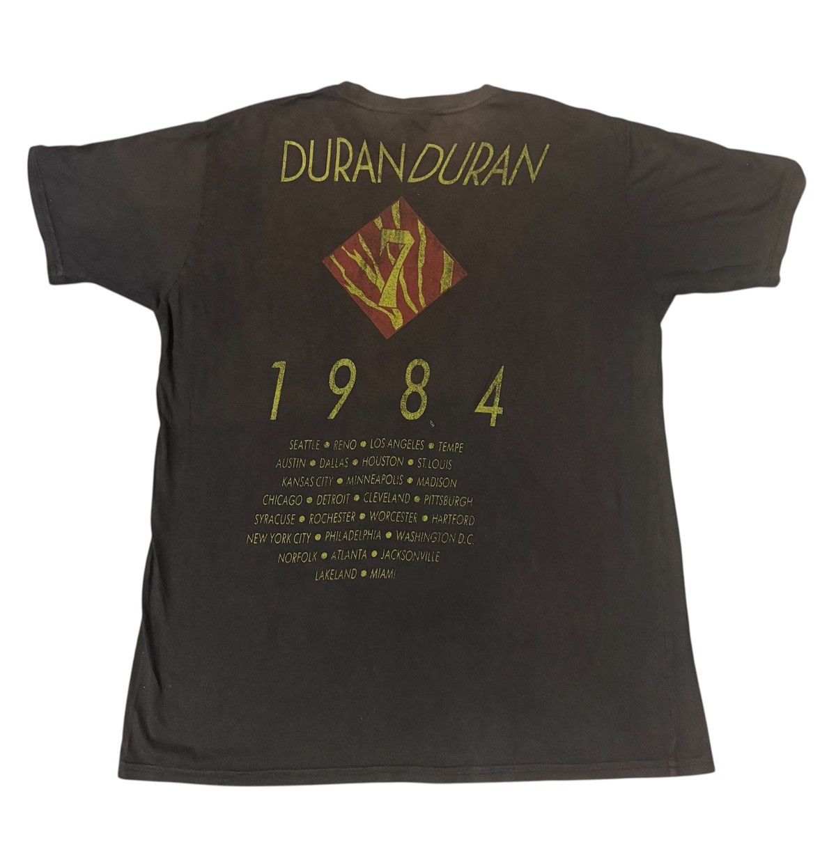 Vintage !! Rare !! Distressed Vintage Duran Duran 20s Size US M / EU 48-50 / 2 - 2 Thumbnail