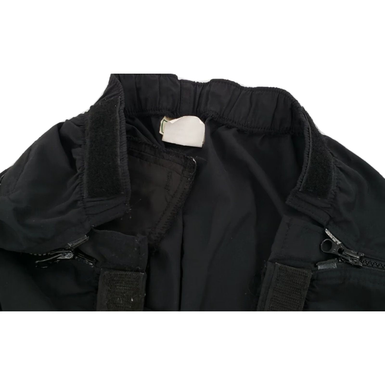 Vintage VINTAGE LL Bean Women's Pants Medium Black Nylon Casual Travel Windbreaker Zipper US Made Size 32" / US 10 / IT 46 - 4 Thumbnail