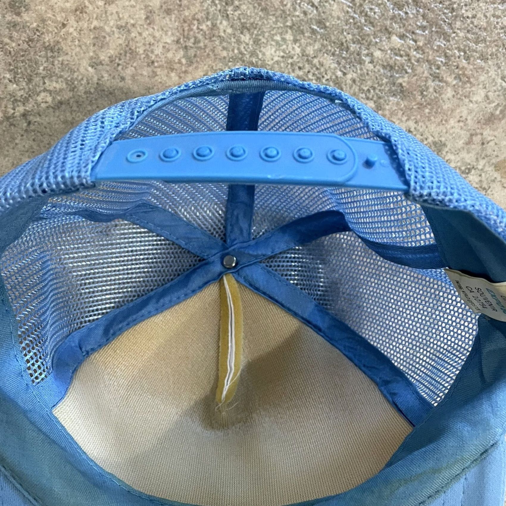 Vintage VINTAGE 1986 World Exposition Trucker Hat Hat Blue Adjustable Men’s Cap Size ONE SIZE - 3 Thumbnail